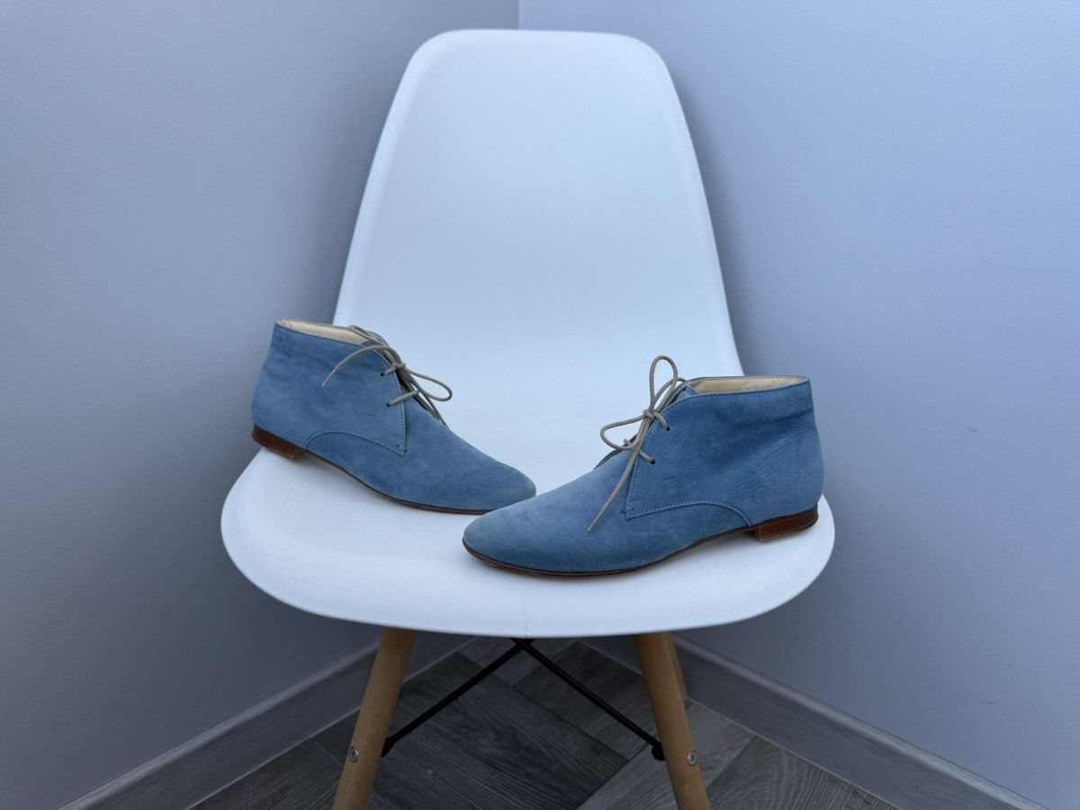 Tod's Tods Blue Suede Desert Boots Womans Size US 7 / IT 37 - 1 Thumbnail