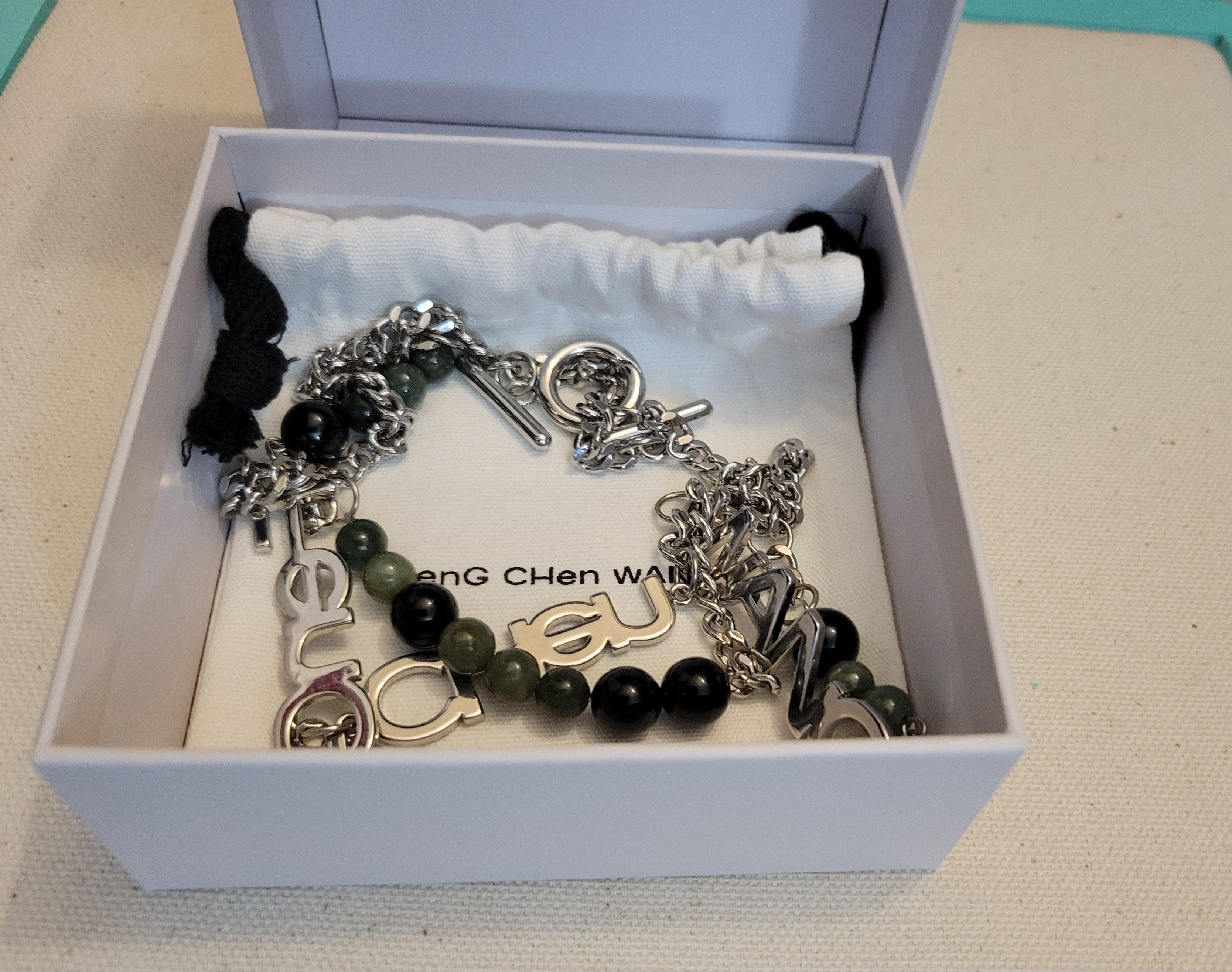Feng Chen Wang Feng Chen Wang Jade and Onyx Necklace Size ONE SIZE - 6 Thumbnail