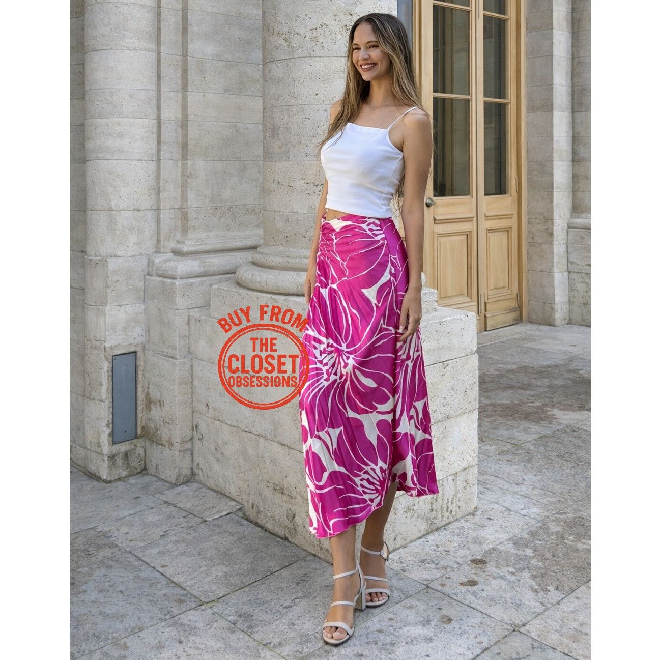 RARE!!! MANGO Asymmetrical Pleated Skirt NWT