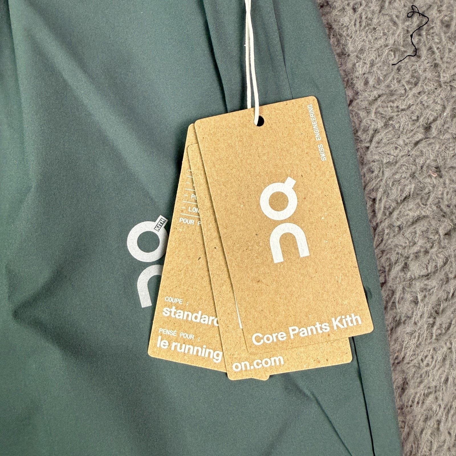 Kith Kith On Core Pants Mens Large Olive Green Track Running NEW Size US 34 / EU 50 - 4 Thumbnail