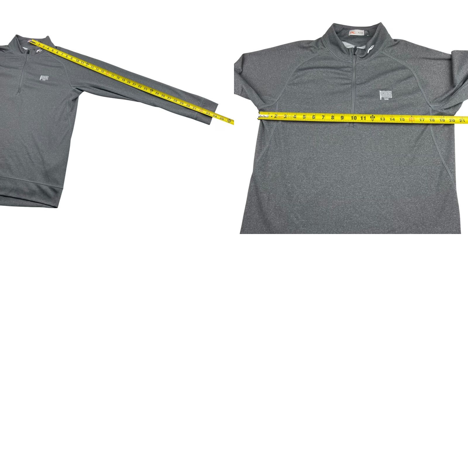 KJUS KJUS Men’s Performance Stretch 1/4 Zip Pullover Gray 1/4 Zip Medium Regular Athletic Mens XS-Size 50 | Medium Size US M / EU 48-50 / 2 - 8 Thumbnail