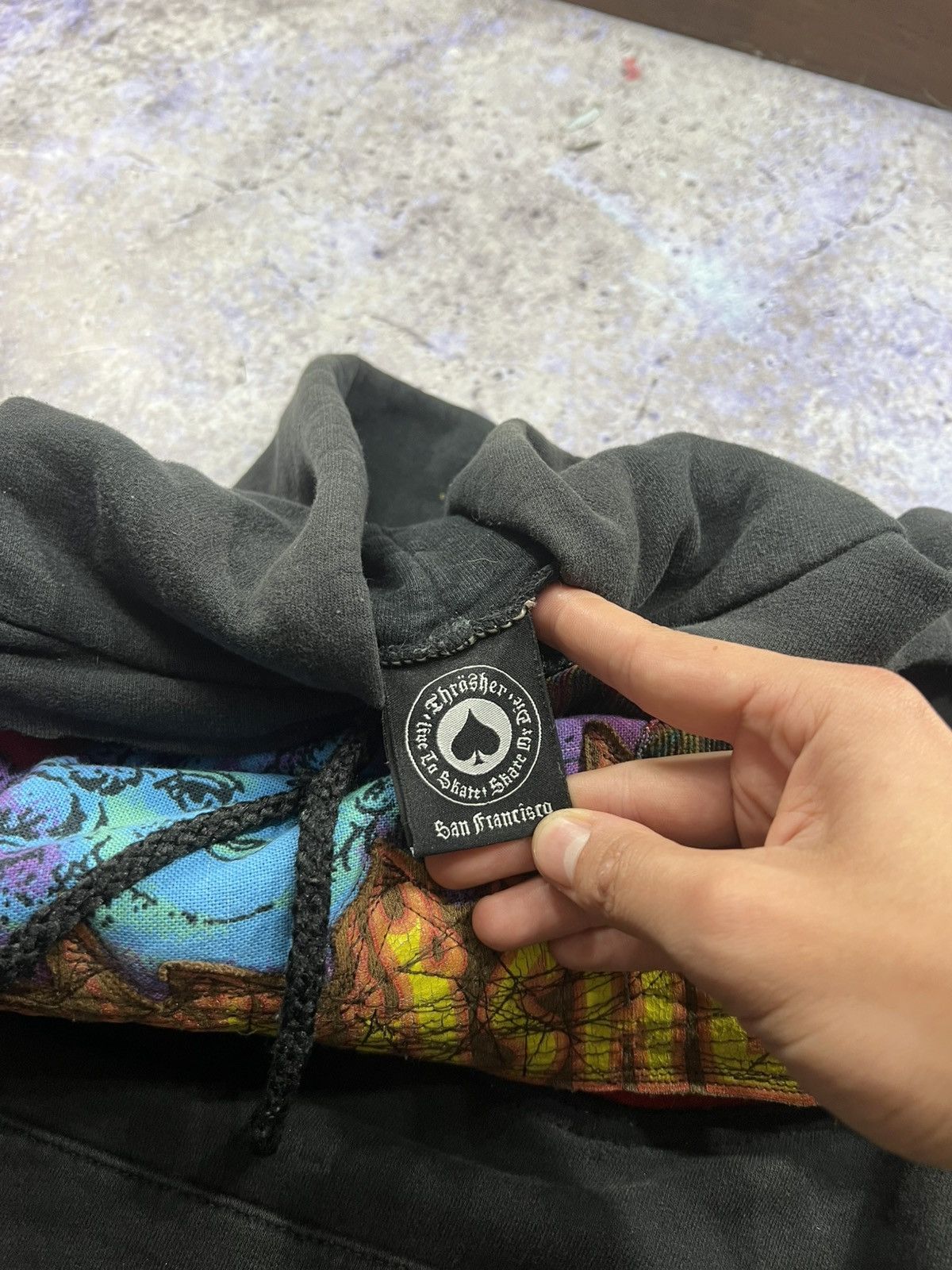 Thrasher Vintage Y2K Thrasher Hoodie with Angel Print Size US M / EU 48-50 / 2 - 4 Thumbnail