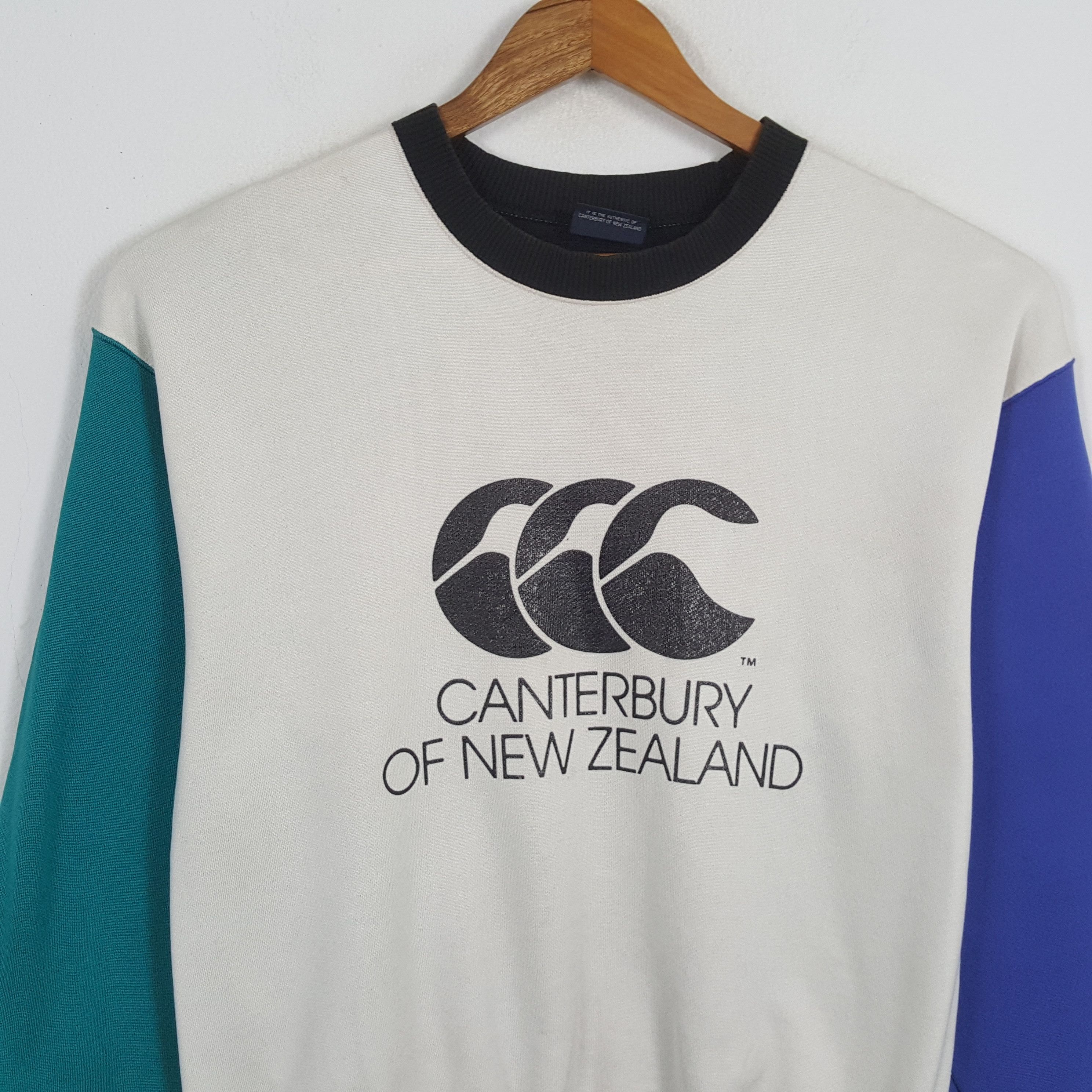 Canterbury of New Zealand × Vintage Vintage CANTERBURRY OF NEW ZEALAND Big Logo Sweatshirts Size US L / EU 52-54 / 3 - 2 Thumbnail