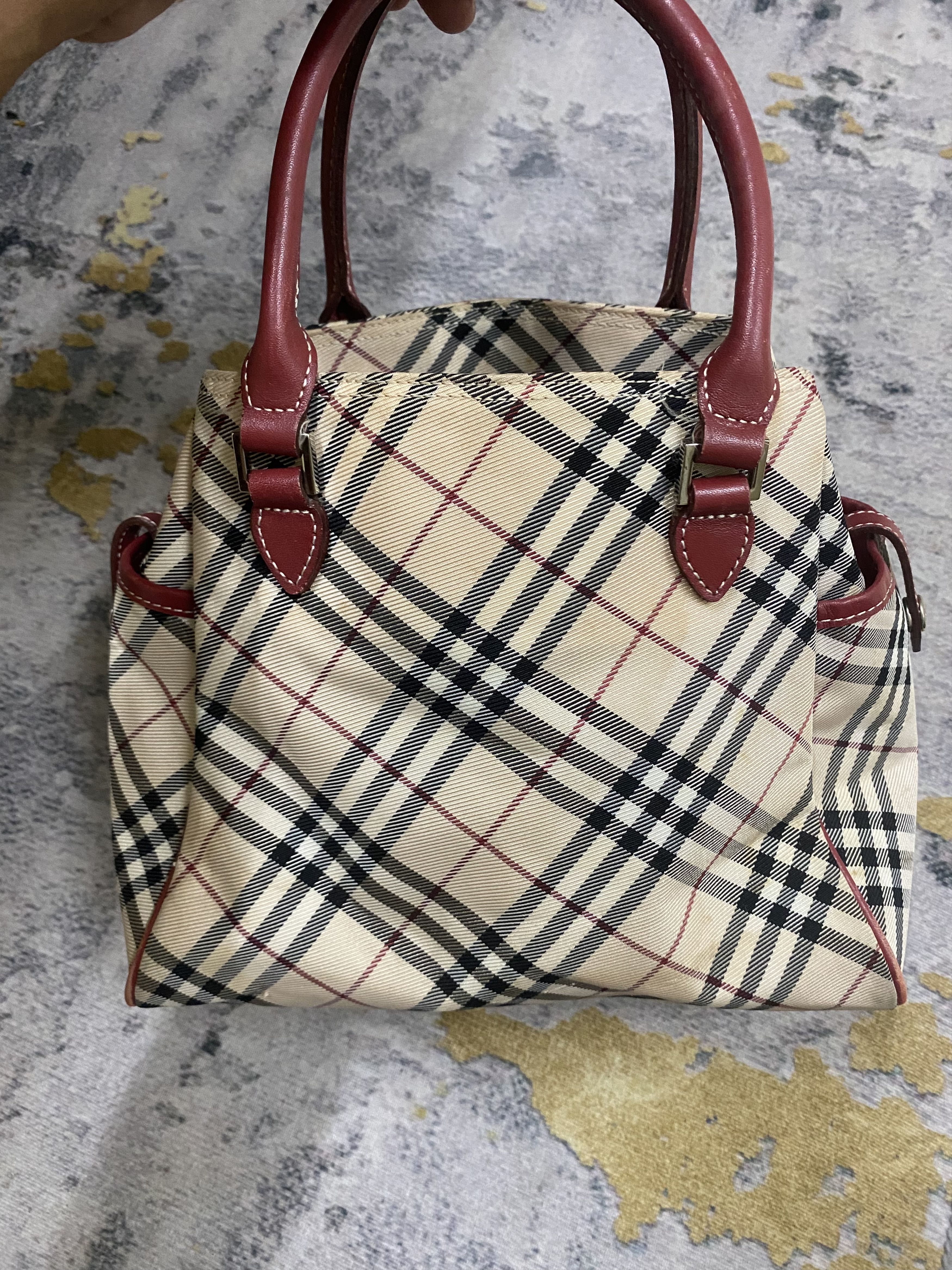 Burberry Burberry Nova Check Nylon Leather Bag Size ONE SIZE - 2 Thumbnail