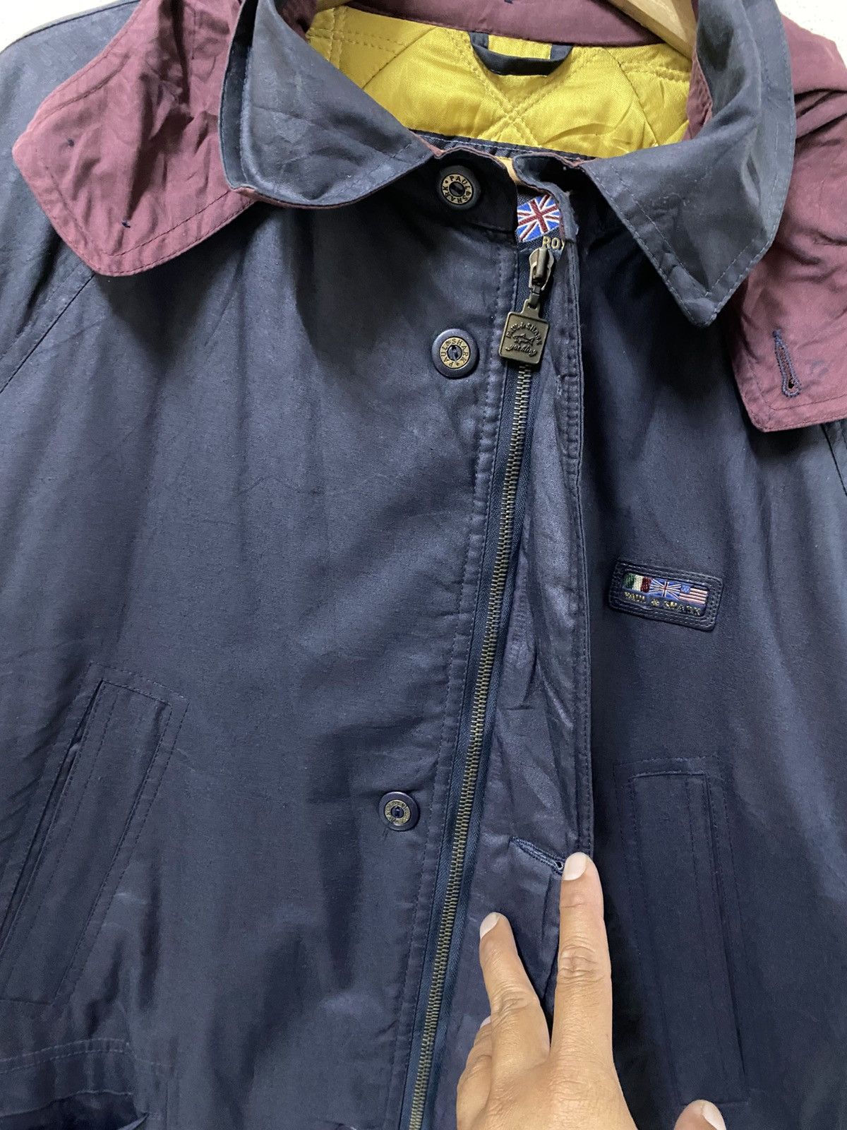 Paul & Shark VTG Paul & Shark Yachting Parka | Scenic Harbor Art Lining Size US L / EU 52-54 / 3 - 12 Thumbnail