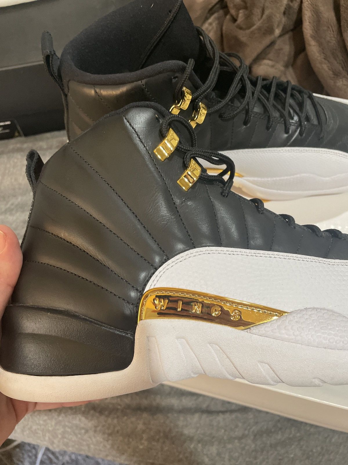 Jordan Brand Air Jordan 12 Wings 2016 Size 11.5 Size US 11.5 / EU 44-45 - 5 Thumbnail