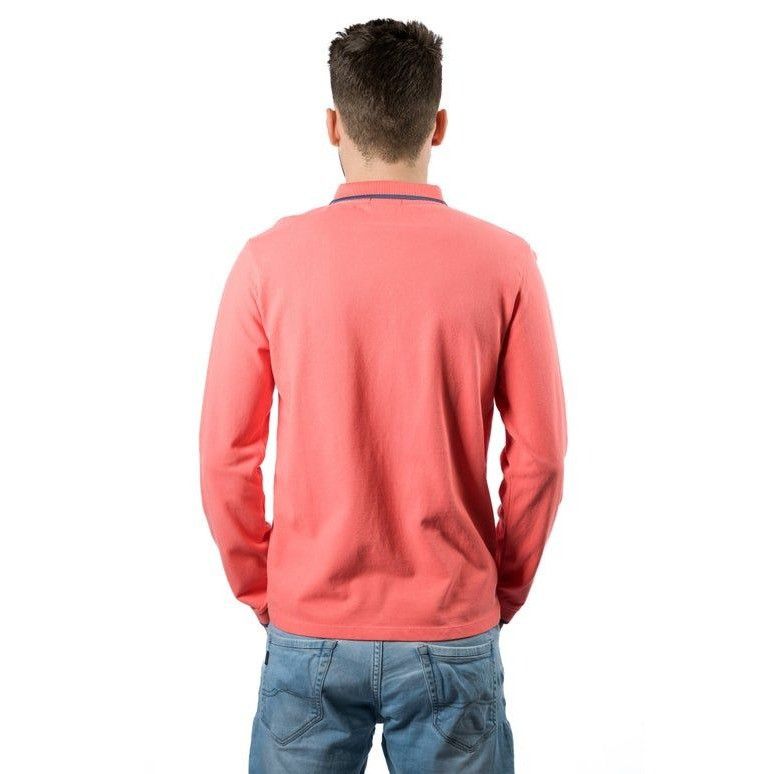 Other Mens Coral Long Sleeve Polo Shirt Button-Up Collar Size Smal Size US M / EU 48-50 / 2 - 4 Thumbnail