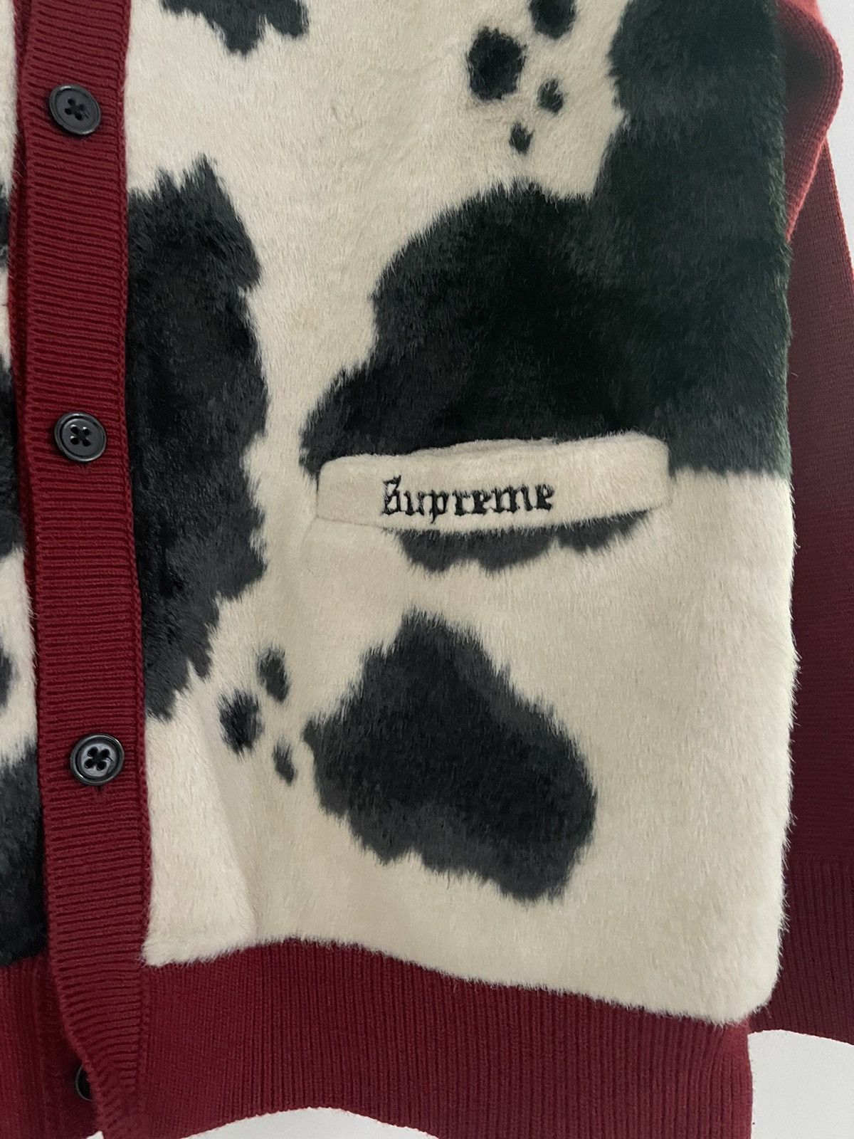 Supreme 2021 Cow Print Cardigan