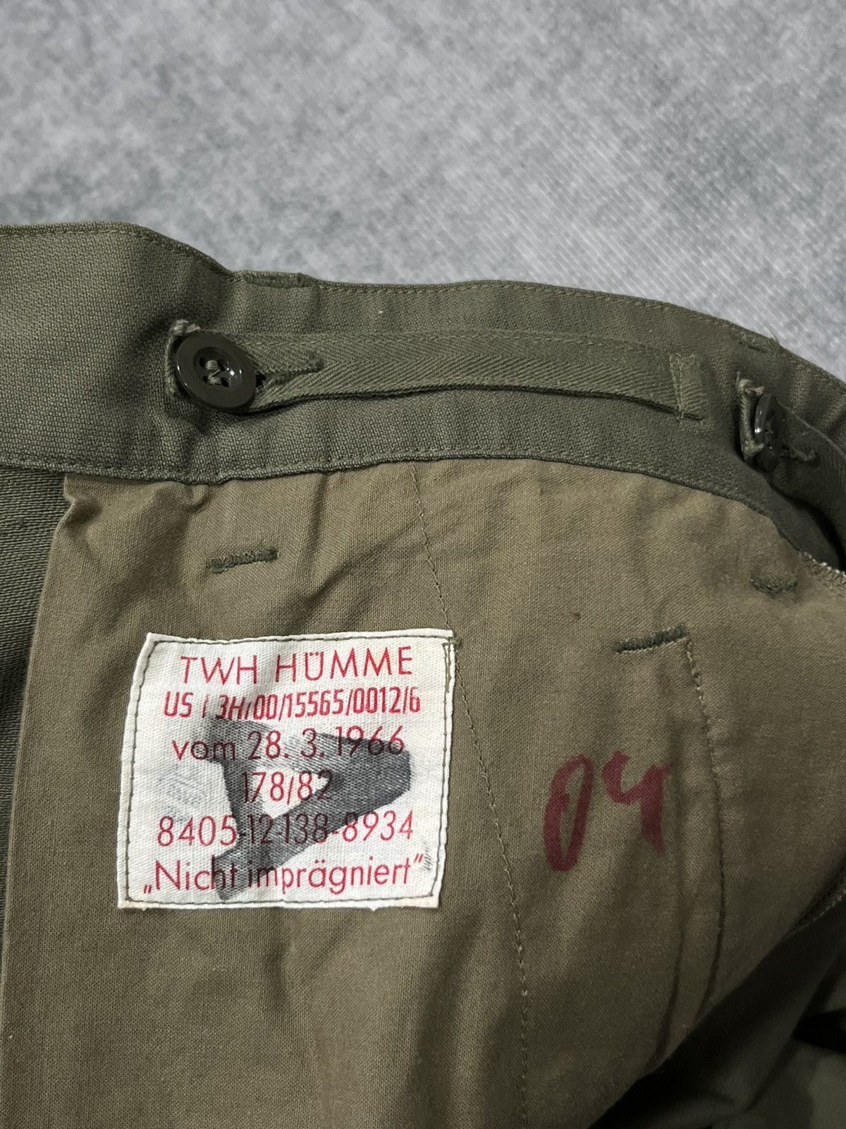 WWE Army vintage trousers 60s military rare Size US 32 / EU 48 - 7 Thumbnail