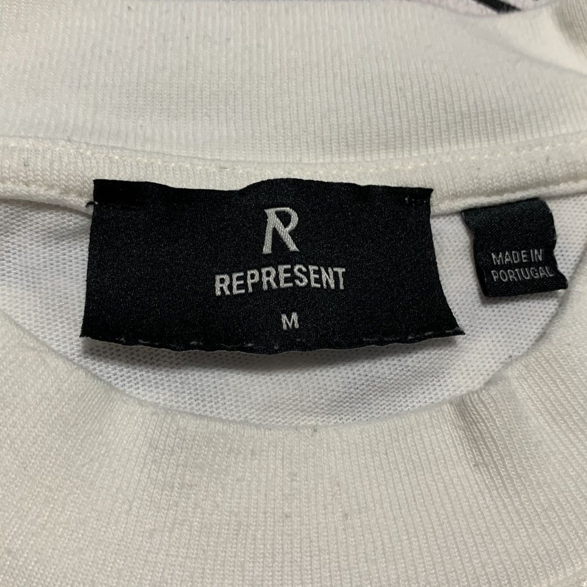 Represent Clo. Represent Medium Classic Parts Flat White Pocket Tee Size US M / EU 48-50 / 2 - 6 Thumbnail