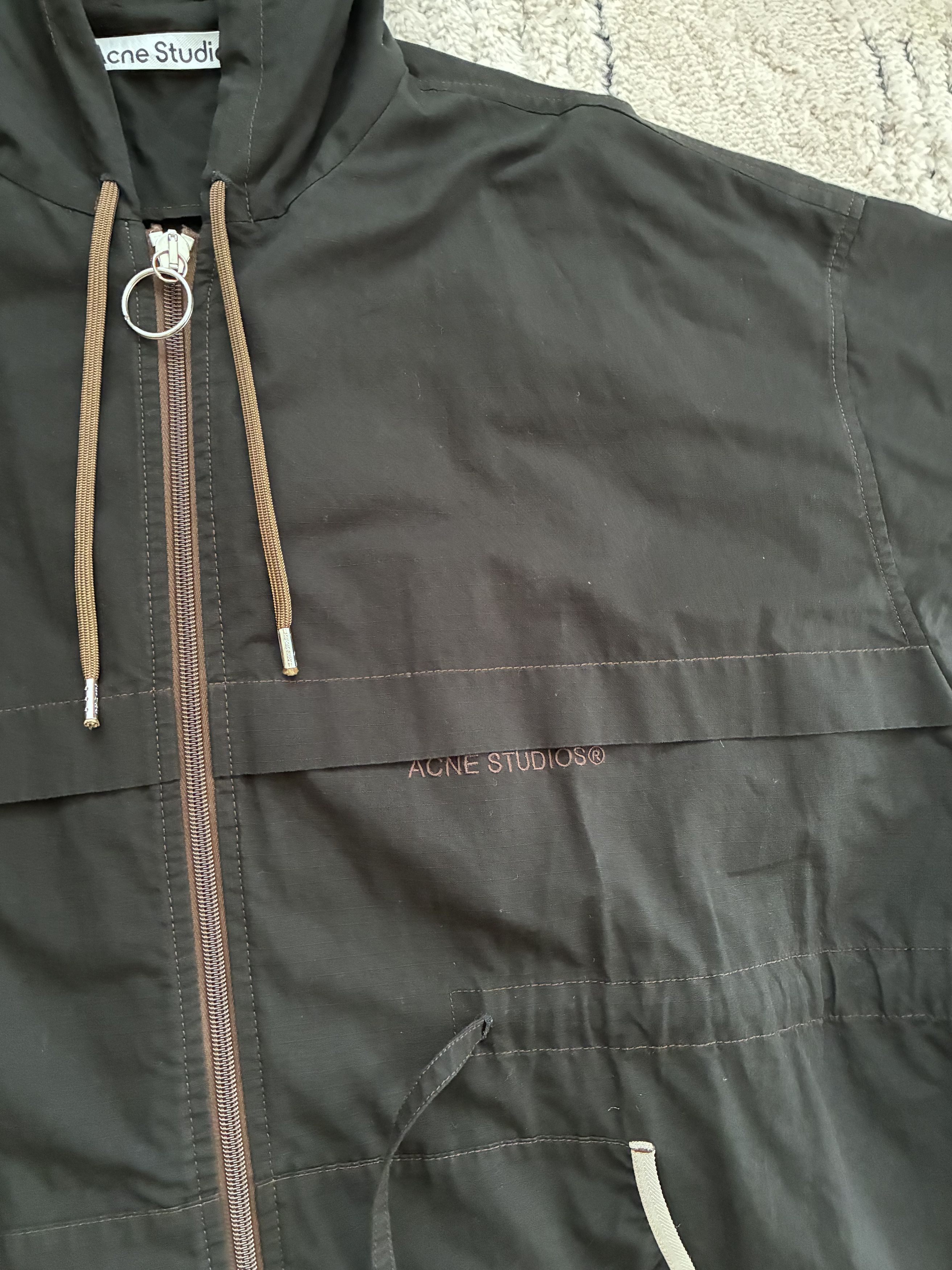 Acne Studios Archival Acne Studios "Tent" Hooded Parka Black SS17 Size US XL / EU 56 / 4 - 9 Thumbnail