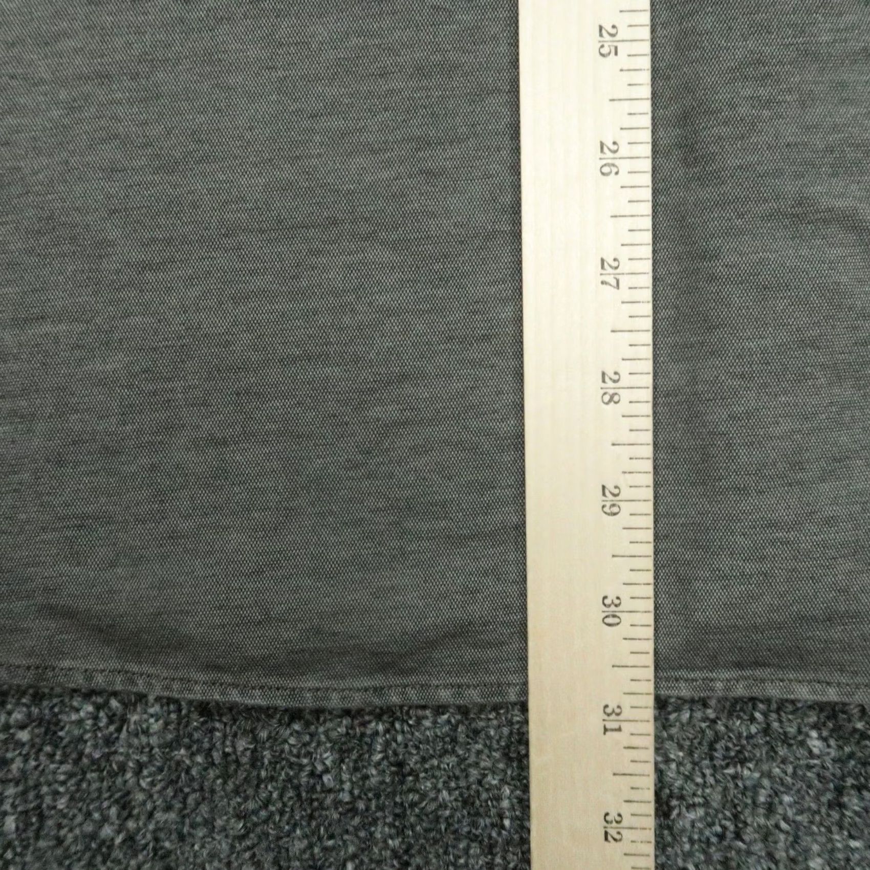 Lululemon Lululemon Shirt Mens XL Gray Commission Long Sleeve Button Oxford Athletic Fit Shirt Size US XL / EU 56 / 4 - 7 Thumbnail