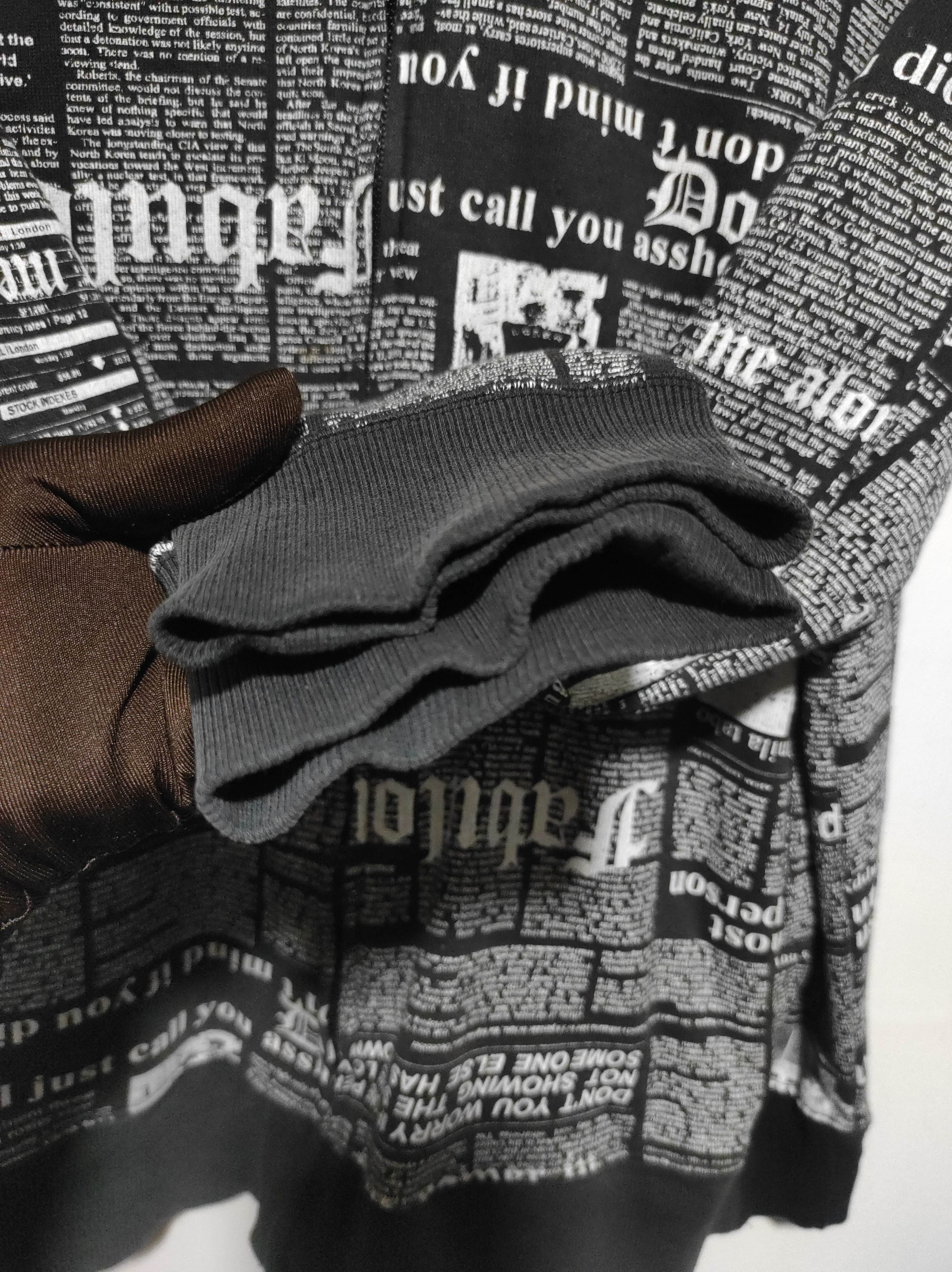 Japanese Brand Splendid Satisfaction Newspapper zip fur hoodie LGB style Size US L / EU 52-54 / 3 - 9 Thumbnail