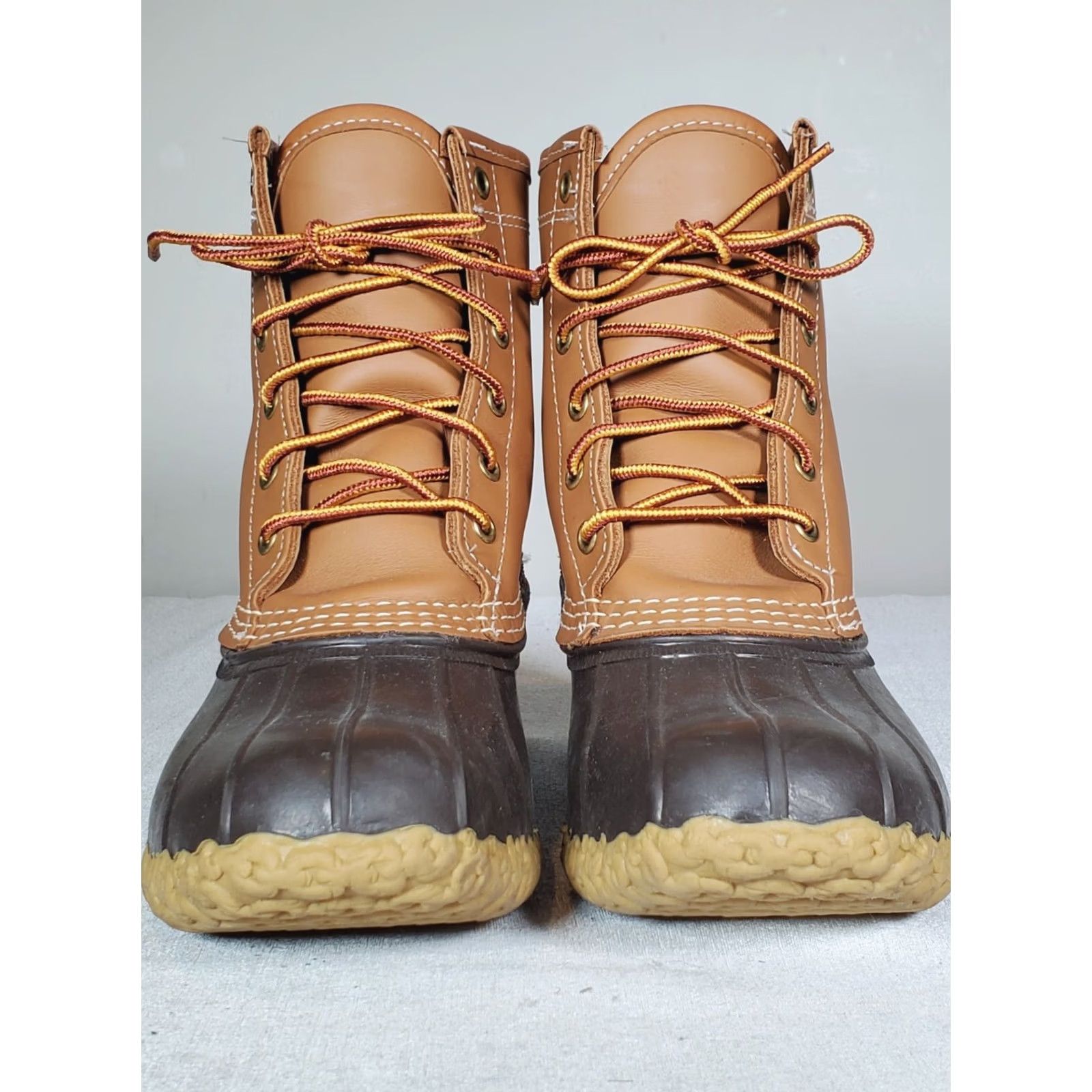 Vintage L.L.Bean Boots Duck Boot 8" Gore-Tex Thinsulate Tan Leather Women's US 7 M Size US 7 / IT 37 - 7 Thumbnail