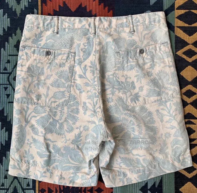 RRL Ralph Lauren RRL Ralph Lauren Vintage Indigo Linen Work Shorts Size US 32 / EU 48 - 2 Thumbnail