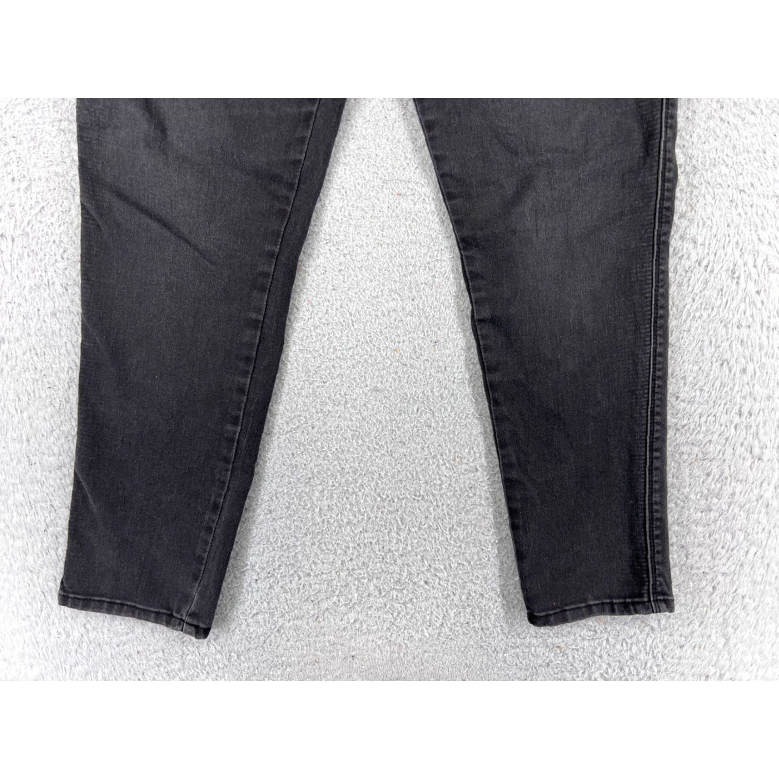 Vintage Seven7 Jeans Women 16 Black Denim Skinny High Rise Cotton Embellished 5-Pocket Designer American Jeans Mens? Size 38" / US 16 / IT 52 - 2 Thumbnail