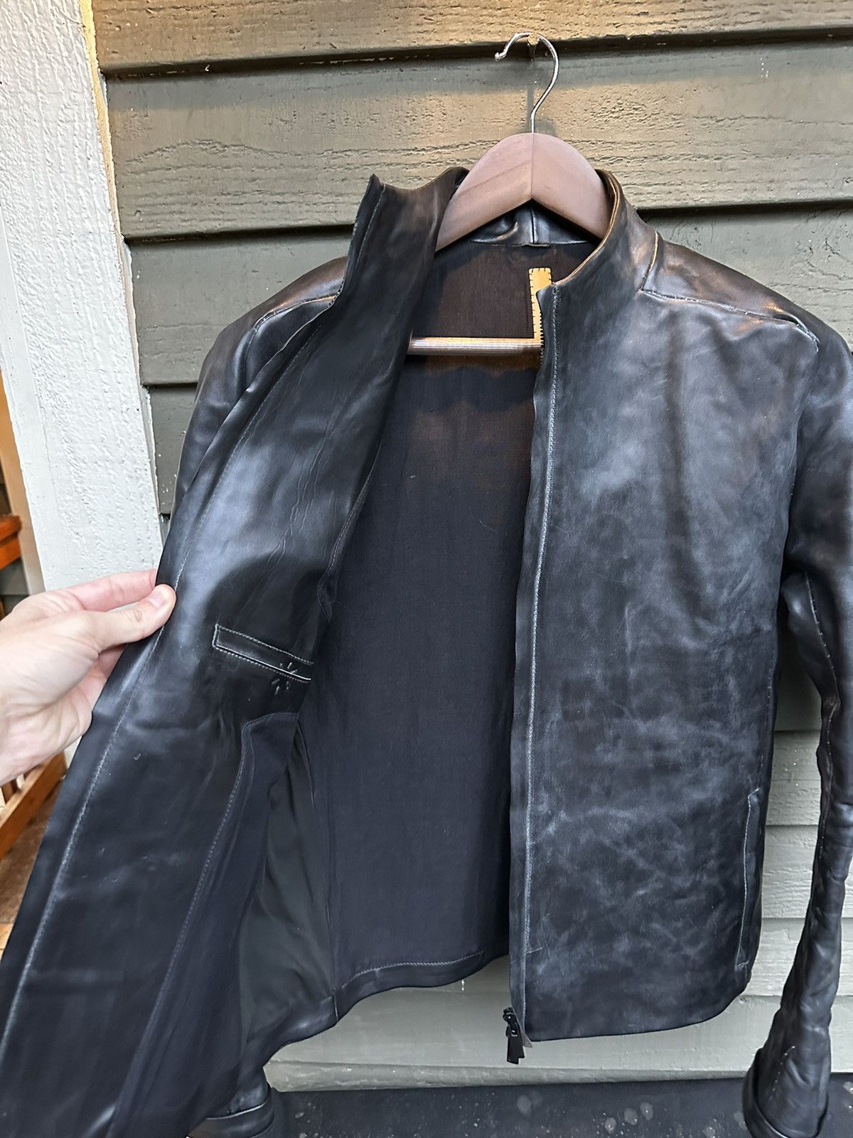 Layer-0 Layer-0 FWM15-22 Horsehide Leather Jacket Size US M / EU 48-50 / 2 - 10 Thumbnail