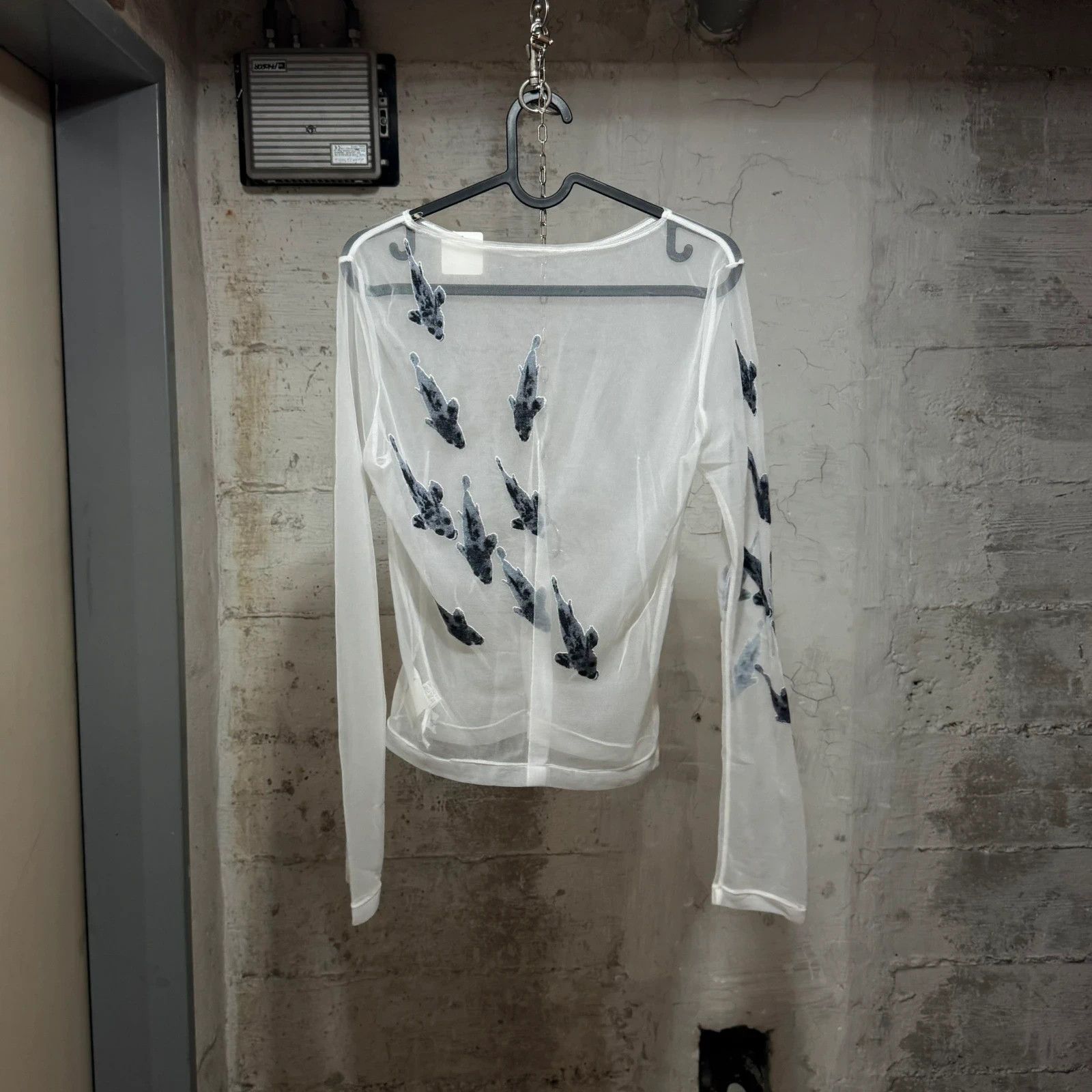 Yohji Yamamoto S/S 2003 Yohji Yamamoto koi fish sheer long sleeve top Size M / US 6-8 / IT 42-44 - 1 Thumbnail