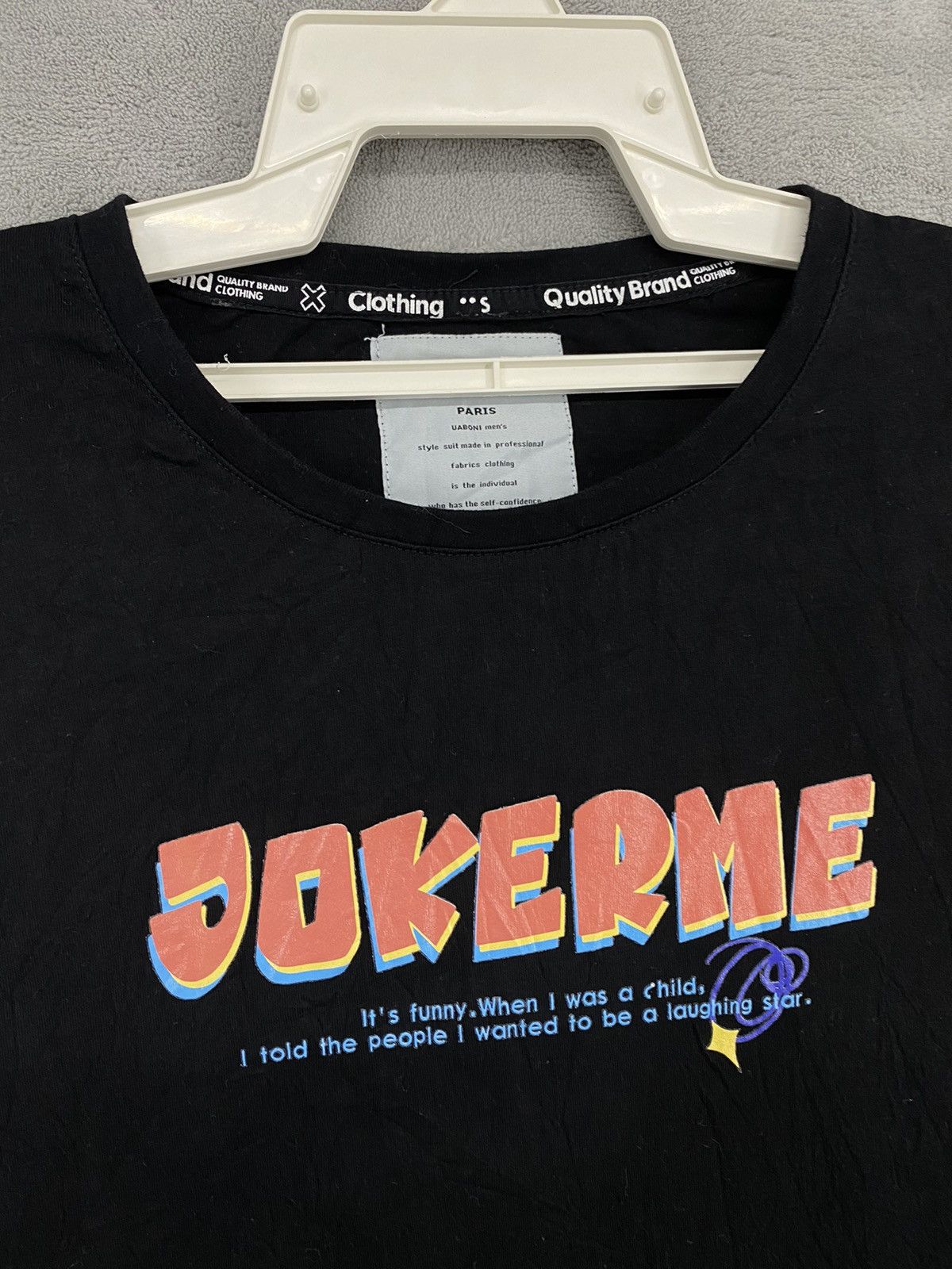 Designer UABONI PARIS JOKERME t-shirt Size US L / EU 52-54 / 3 - 5 Thumbnail