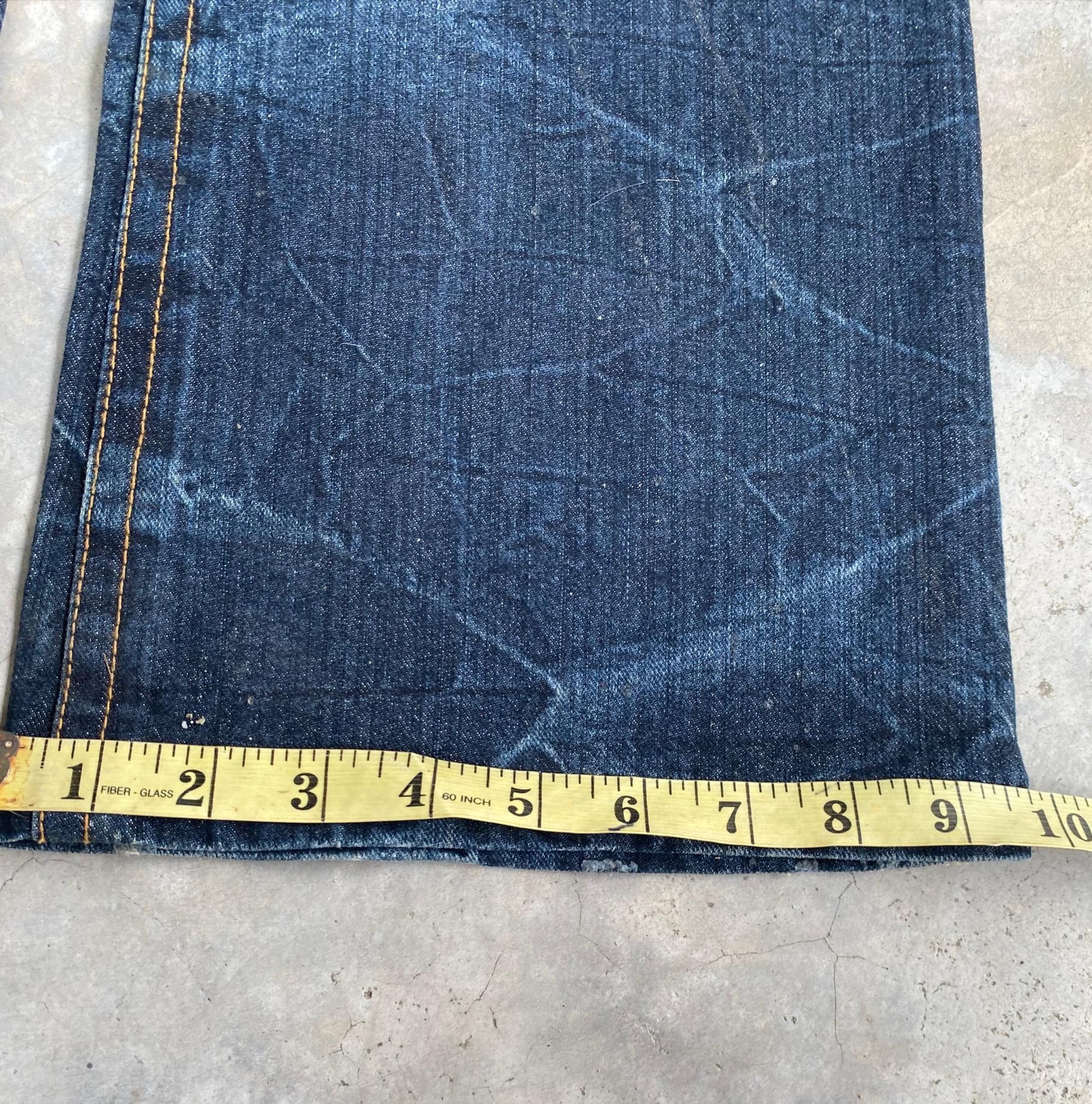 If Six Was Nine 💥FLARE💥SORIDERE INSPIRE CROME HEARTS DISTRESSED DENIM Size US 32 / EU 48 - 9 Thumbnail