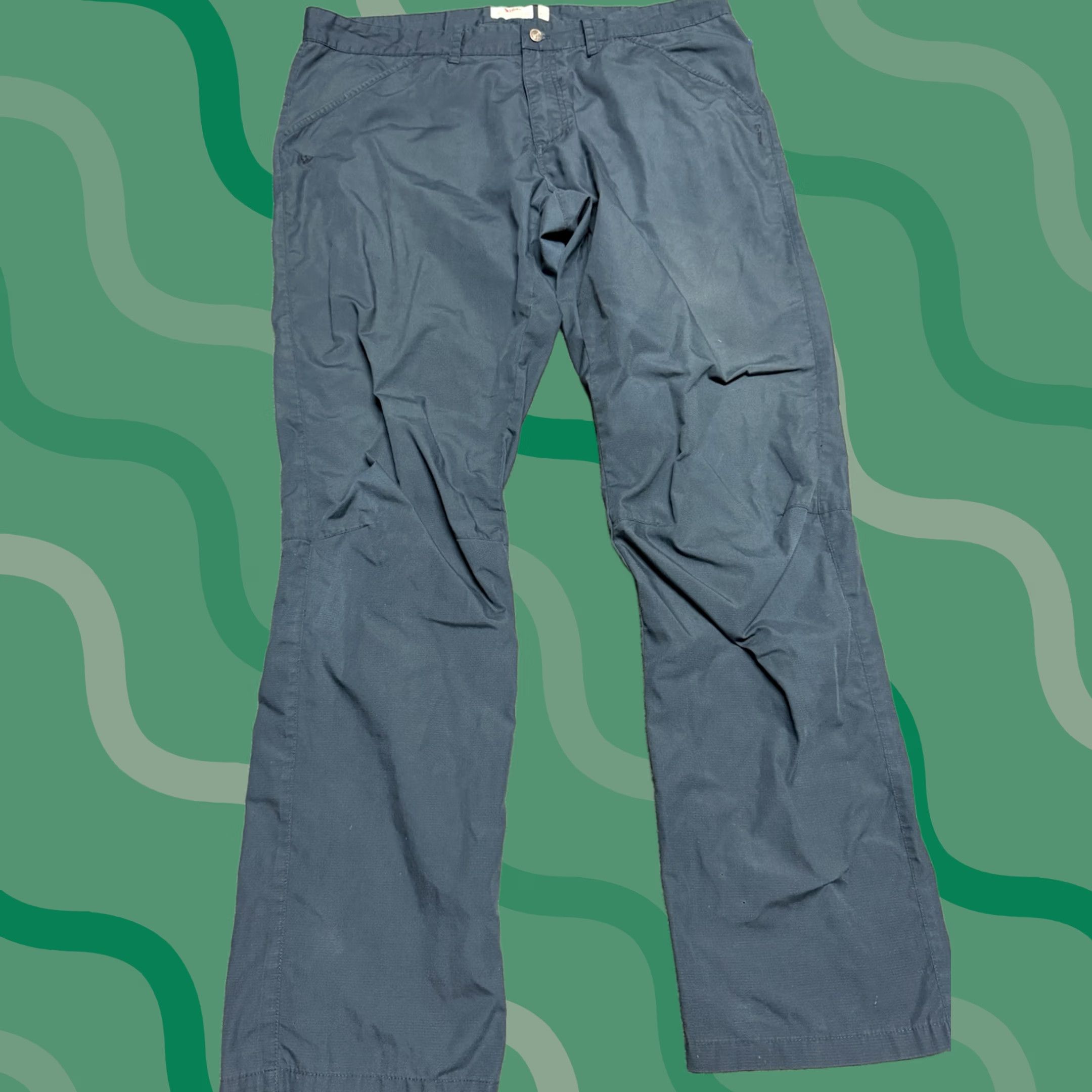 Vintage Fjällräven Pants Mens 40 Blue G-1000 High Coast Trousers Hiking Pants Long Mens 40 Blue G-1000 High Coast Trousers Hiking Pants Long Size US 40 / EU 56 - 1 Thumbnail