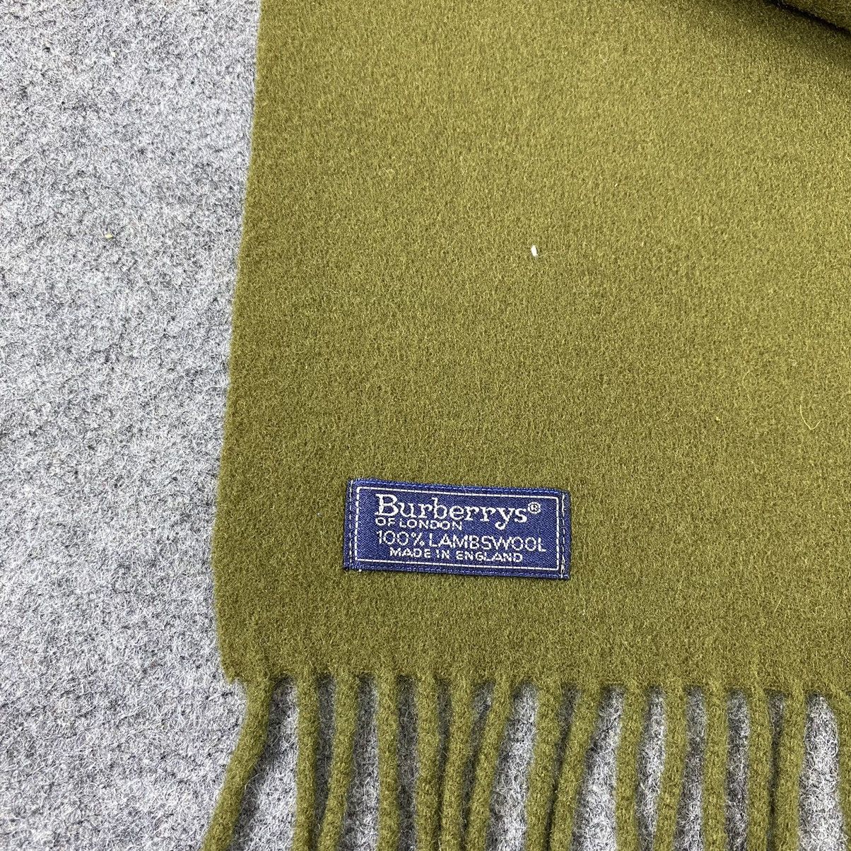 Burberry × Vintage Burberry Wool Muffler / Scarf / Neckwear - T1349 Size ONE SIZE - 6 Thumbnail