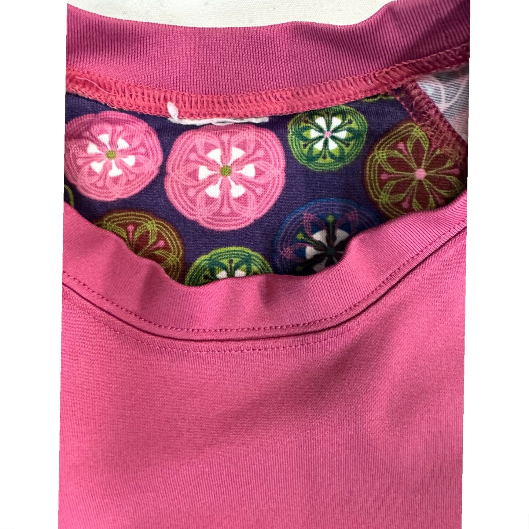 The North Face VINTAGE The North Face Vapor Wick Floral Blue Mod Retro Long Sleeve Shirt S Womens Size S / US 4 / IT 40 - 4 Thumbnail