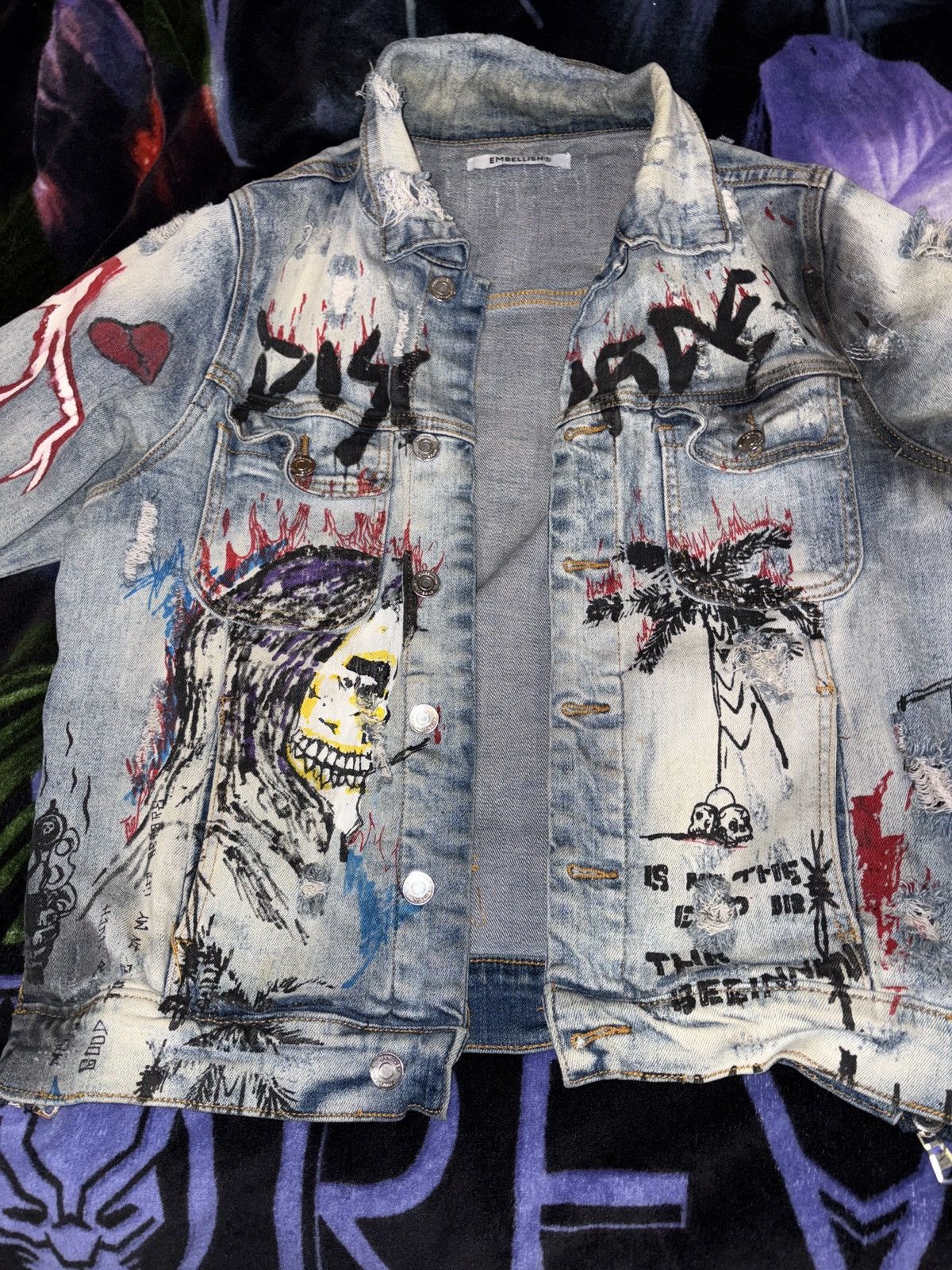 Embellish Embellish Denim Jacket Size US S / EU 44-46 / 1 - 1 Thumbnail