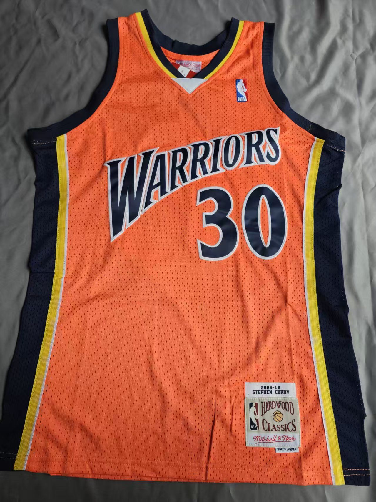 NBA #30 Stephen Curry Jersey Golden State Warriors 2009 10 Size US L / EU 52-54 / 3 - 1 Thumbnail
