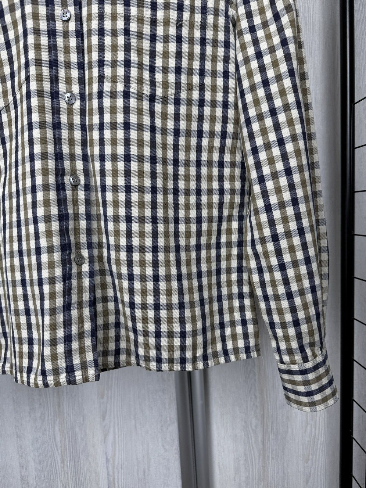 Aquascutum Aquascutum vintage nova check button up ls shirt size 36 91 Size S / US 4 / IT 40 - 4 Thumbnail