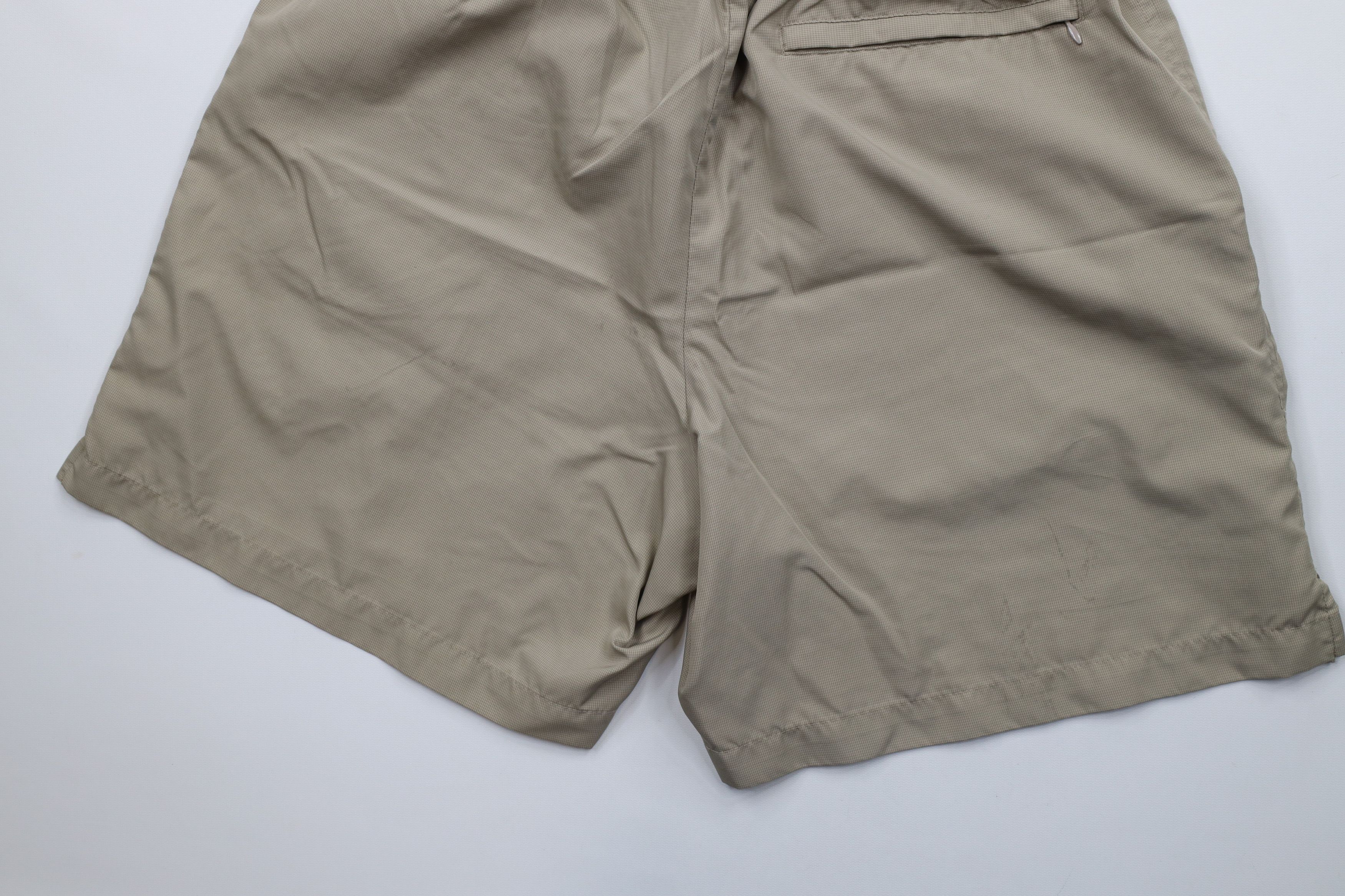 Nike × Vintage Vintage Nike Challenge Court Mini Swoosh Tennis Shorts Beige Size US 34 / EU 50 - 11 Thumbnail