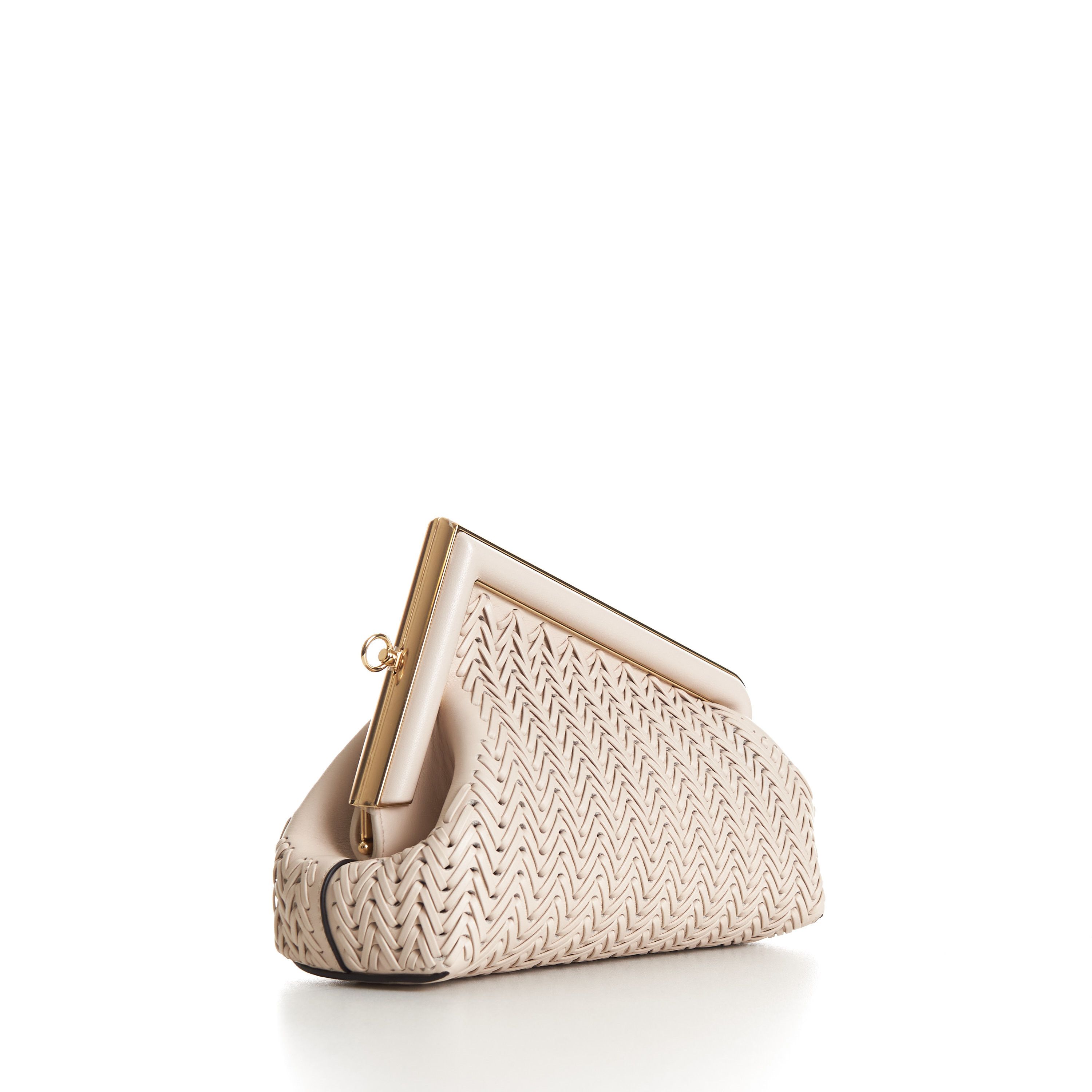 Fendi First Small Camellia Interlaced Leather Bag Size ONE SIZE - 4 Thumbnail