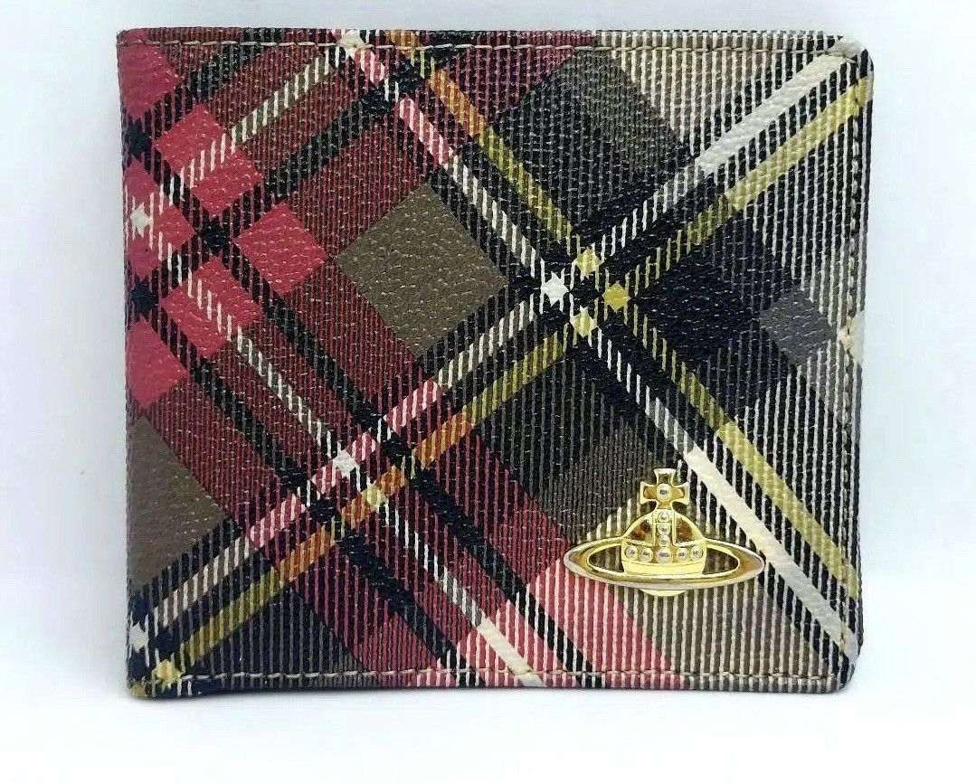 image of Vivienne Westwood Orbit Grail Wallet in Black, Men's