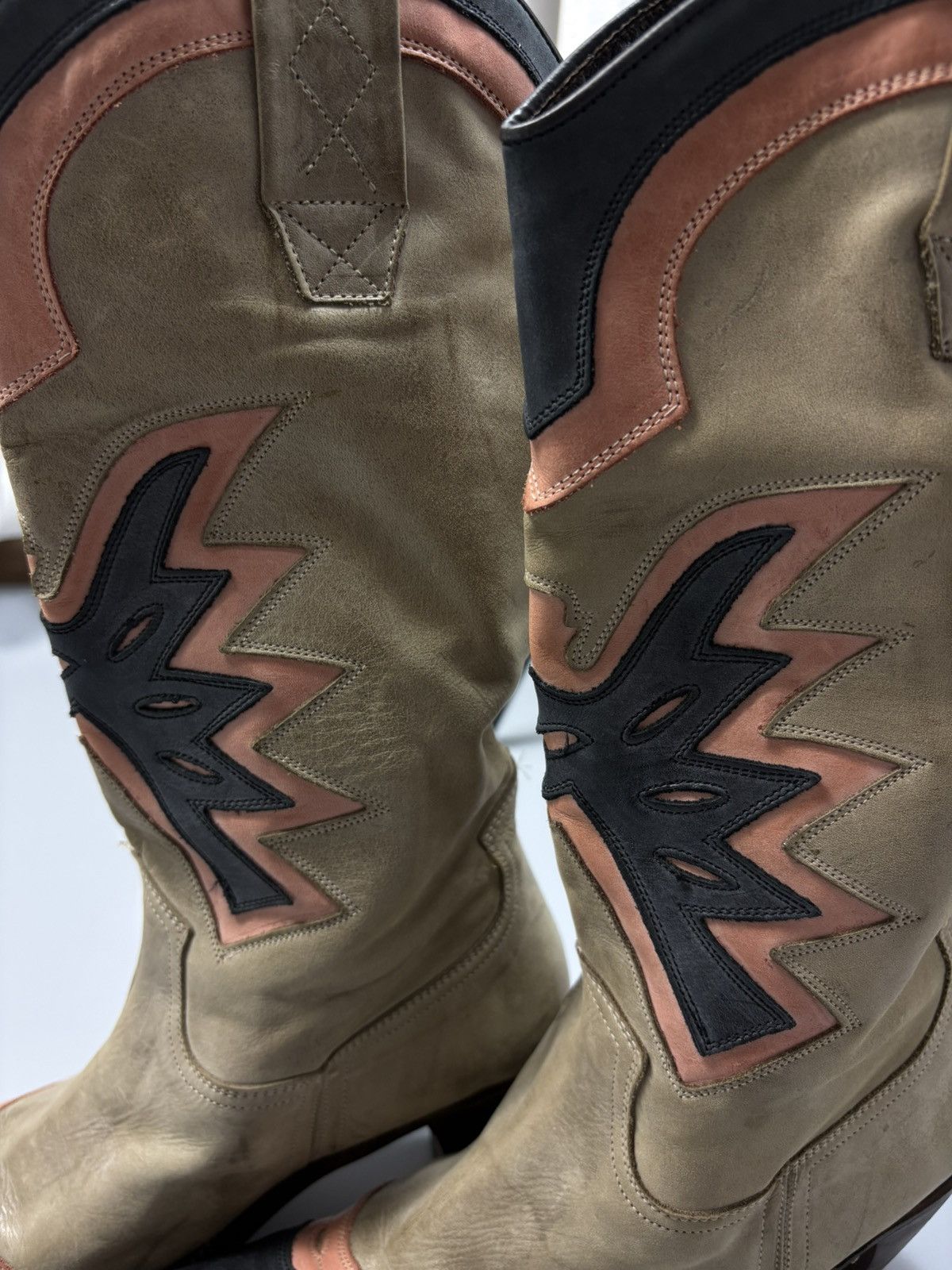 Sancho Boots SANCHO Cowboystiefel Goodyear Welted Western Vintage Boots Size US 8 / IT 38 - 13 Thumbnail