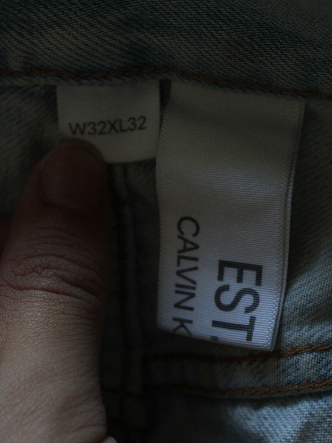 Calvin Klein 205W39NYC Raf Simons Digital Print Baggy Jeans Size US 34 / EU 50 - 10 Thumbnail