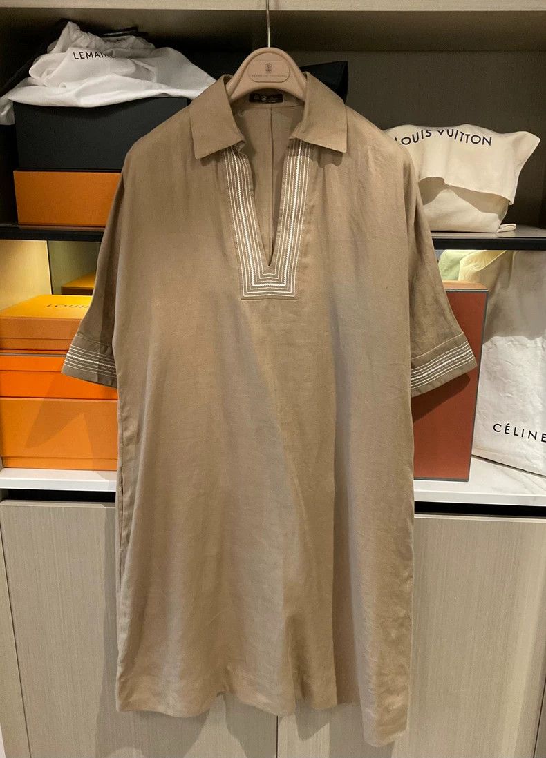 Loro Piana LORO PIANA Lao Qian's linen dress Size XS / US 0-2 / IT 36-38 - 1 Thumbnail