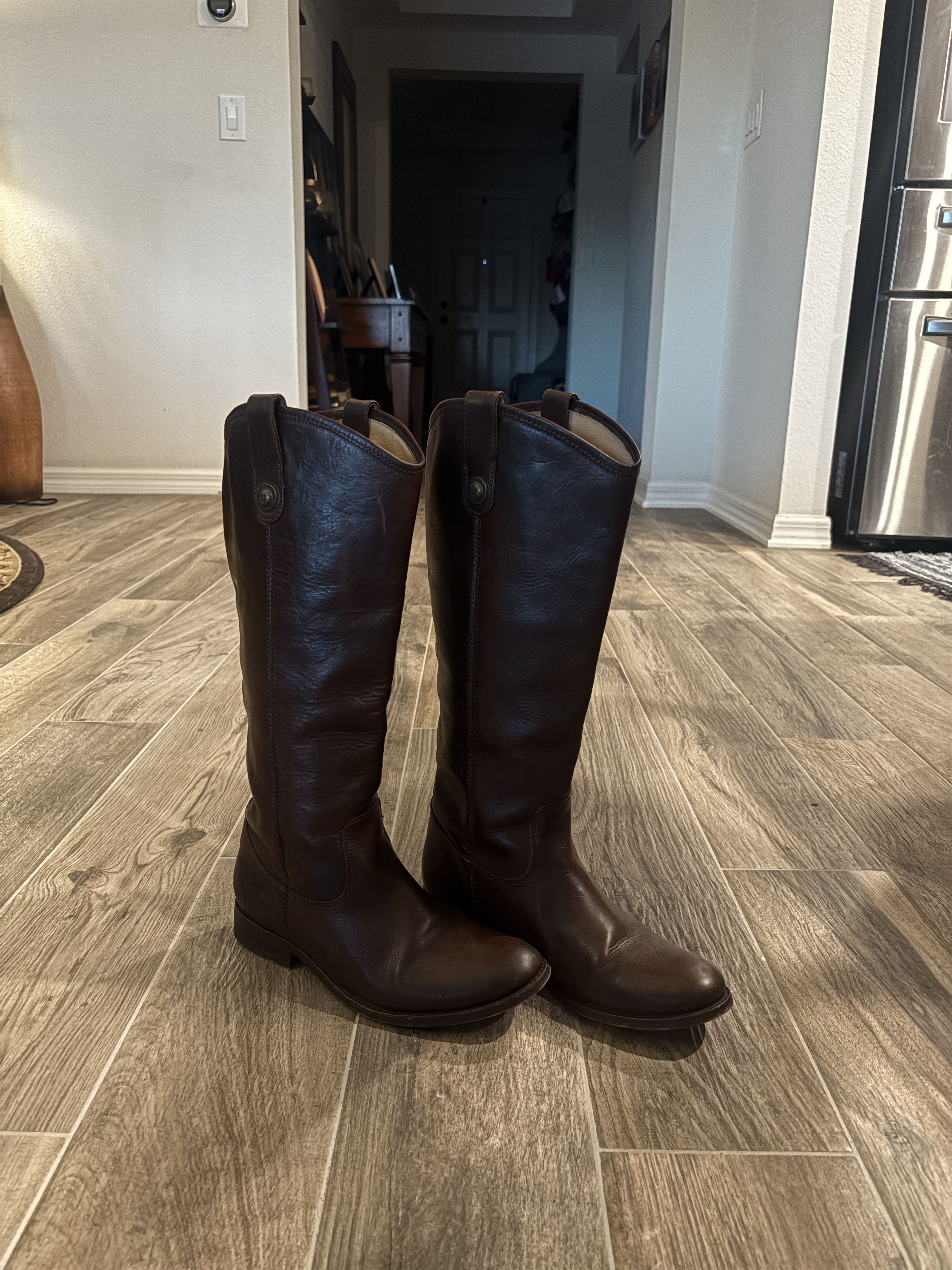Frye Frye melissa knee high button lug boot Size US 7.5 / IT 37.5 - 1 Thumbnail
