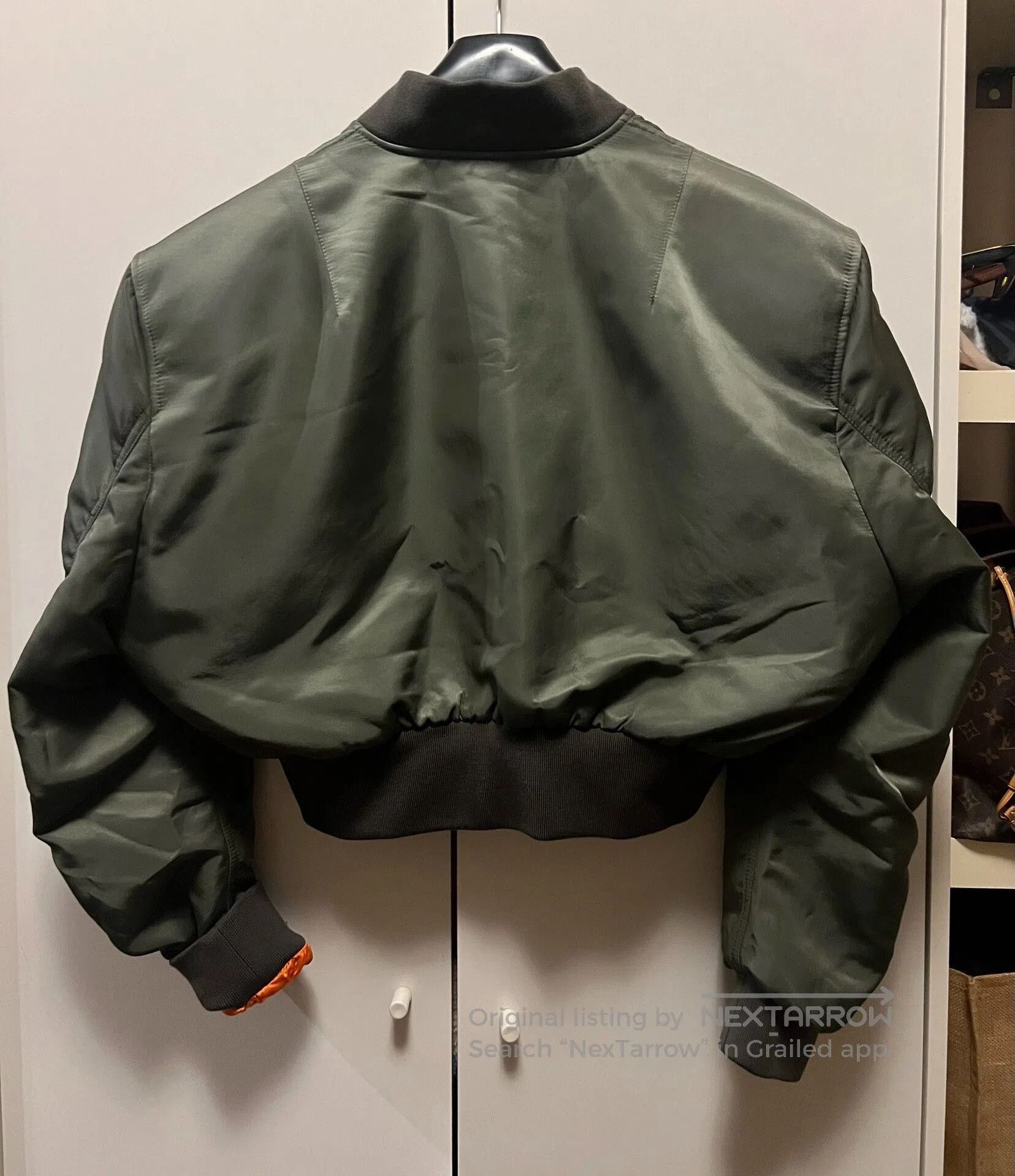 Balenciaga balenciaga green cropped er jacket. Size US M / EU 48-50 / 2 - 2 Thumbnail