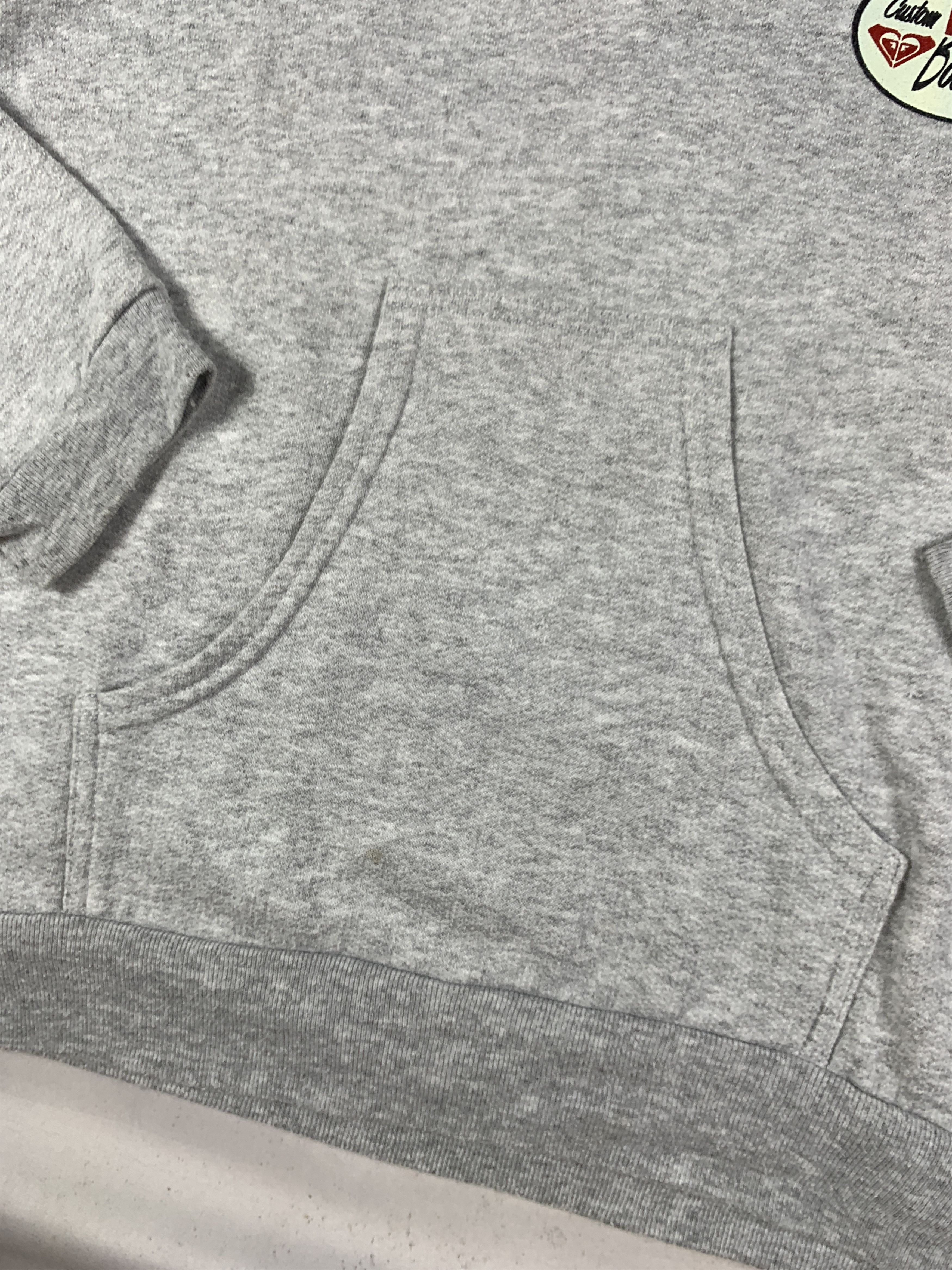 Quiksilver 2000s Roxy Surf Gray Boxy Hoodie (M) Size M / US 6-8 / IT 42-44 - 7 Thumbnail