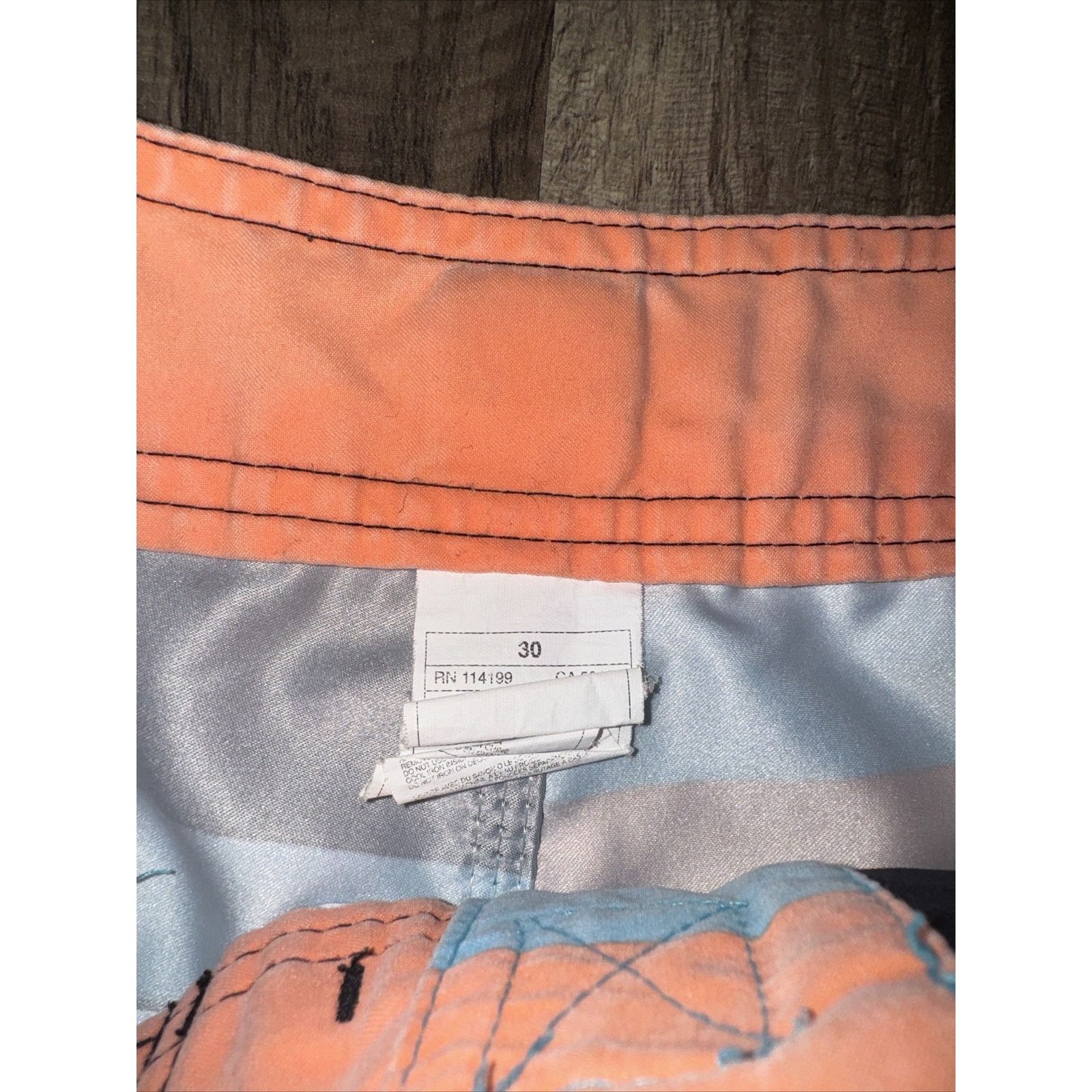 Quiksilver Quicksilver Swim Trunks Turquoise Blue Size 30 Size US 30 / EU 46 - 2 Thumbnail