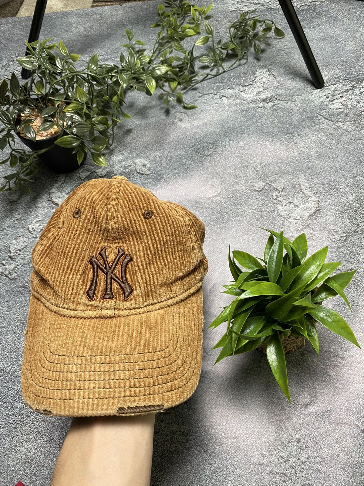 New York Yankees × Vintage Yankees New York cap velvet Size ONE SIZE - 1 Thumbnail