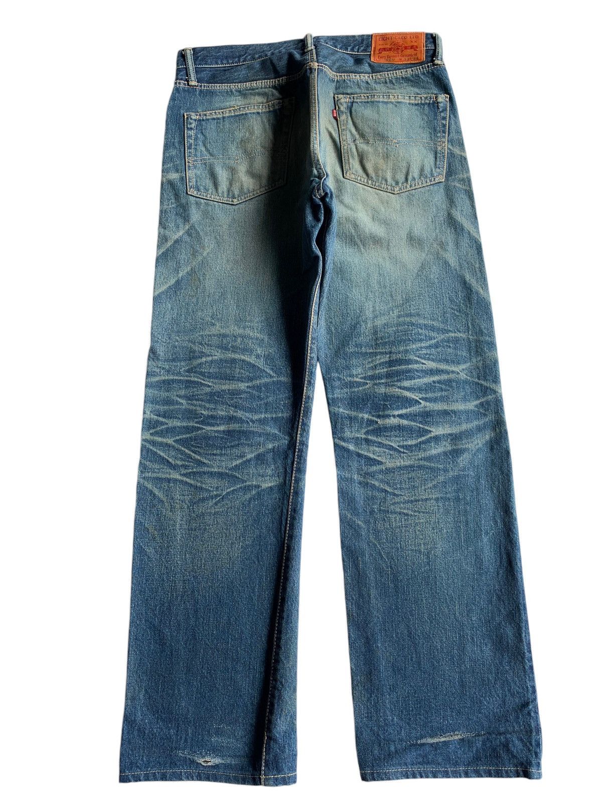 Kapital Vintage Eight-G Japanese Mudwash Selvedge Distressed Denim Size US 32 / EU 48 - 4 Thumbnail