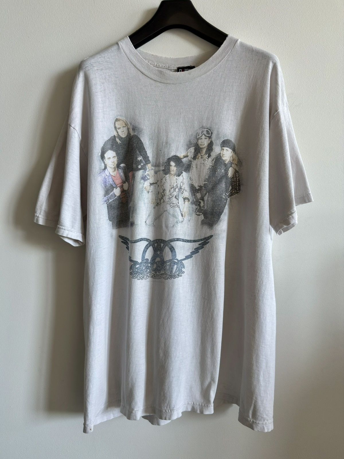 Band Tees Vintage 90s Thrashed Faded Aerosmith Grunge Erd WCC Band Tee Size US XXL / EU 58 / 5 - 9 Thumbnail