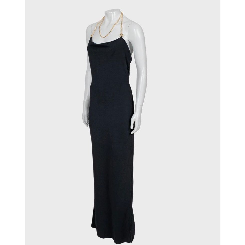 Bottega Veneta Bottega Veneta Black Maxi Dress Sz.38 Size XS / US 0-2 / IT 36-38 - 2 Thumbnail