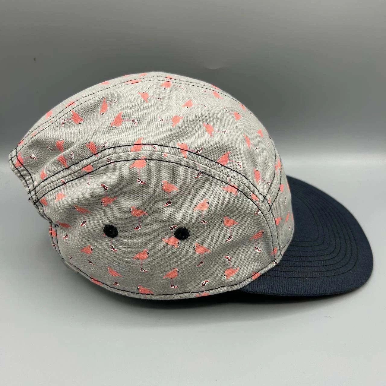 Jordan Brand Air Jordan 5 Panel Hat Men Gray Black Flamingo Strap Back Size ONE SIZE - 7 Thumbnail