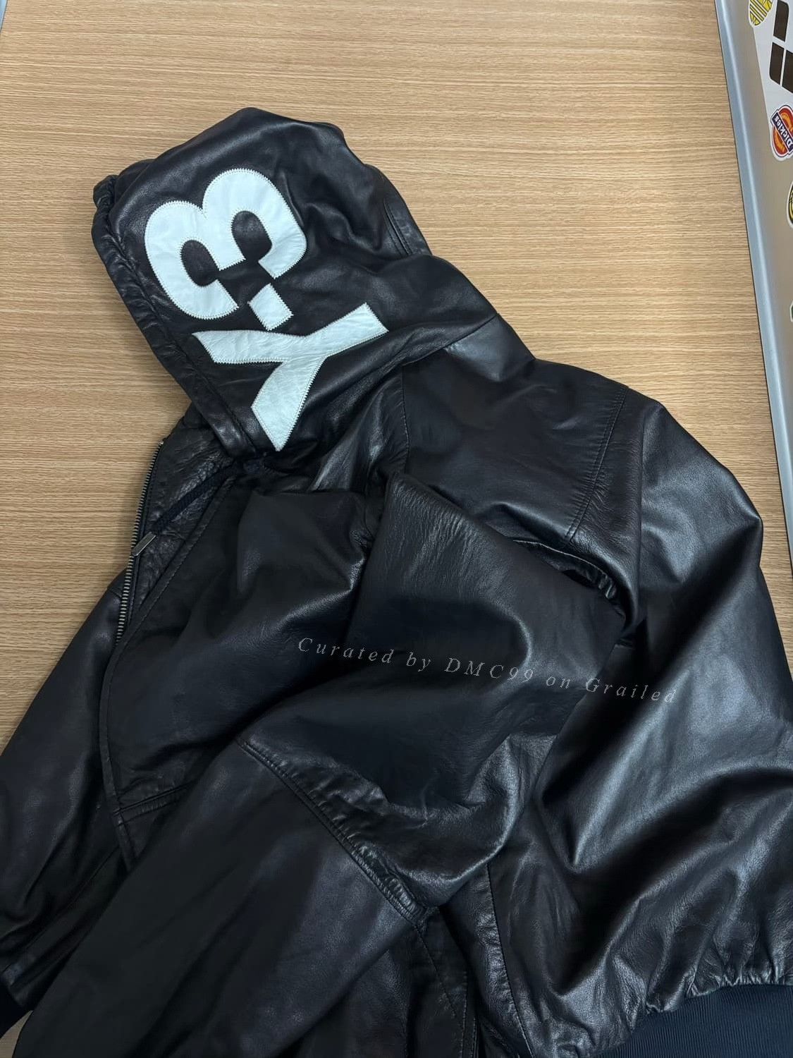 Y-3 Y-3 Leather Jacket with Hood Size US XL / EU 56 / 4 - 1 Thumbnail