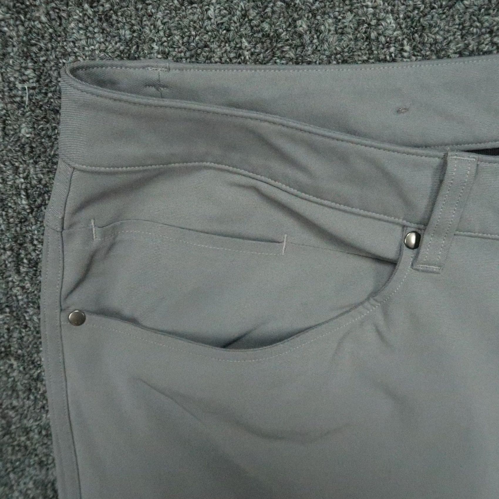 Lululemon Lululemon Pants Mens 40x33 ABC Classic Fit Gray 5 Pocket Warpstreme Trouser Shirt? Size US 40 / EU 56 - 3 Thumbnail