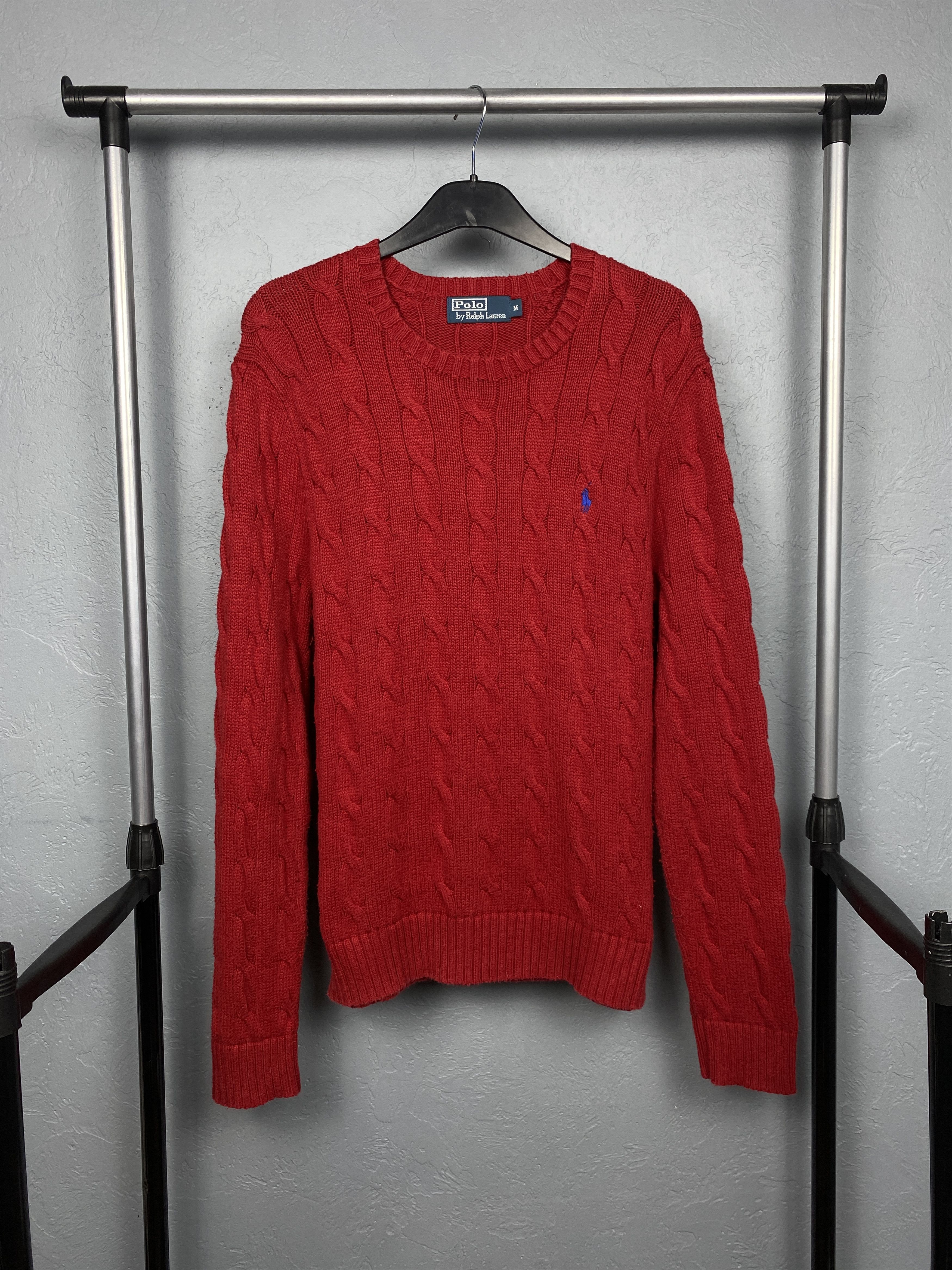 Polo Ralph Lauren × Ralph Lauren × Vintage Polo Ralph Lauren Vintage Mens Knit Sweater Y2K Size US M / EU 48-50 / 2 - 1 Thumbnail