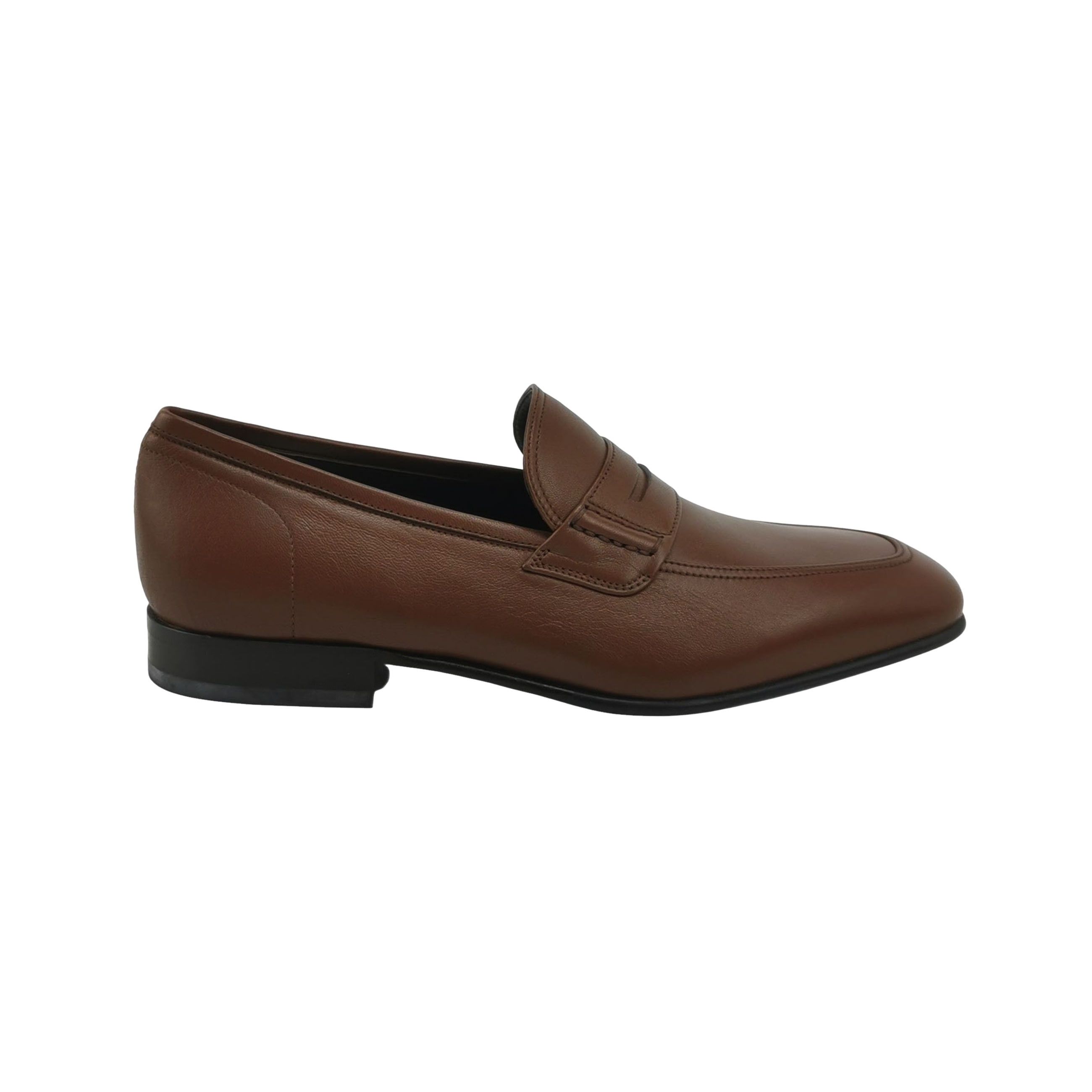 Salvatore Ferragamo Salvatore Ferragamo Brown Nappa Loafers 8.5 Size US 7 / EU 40 - 1 Thumbnail