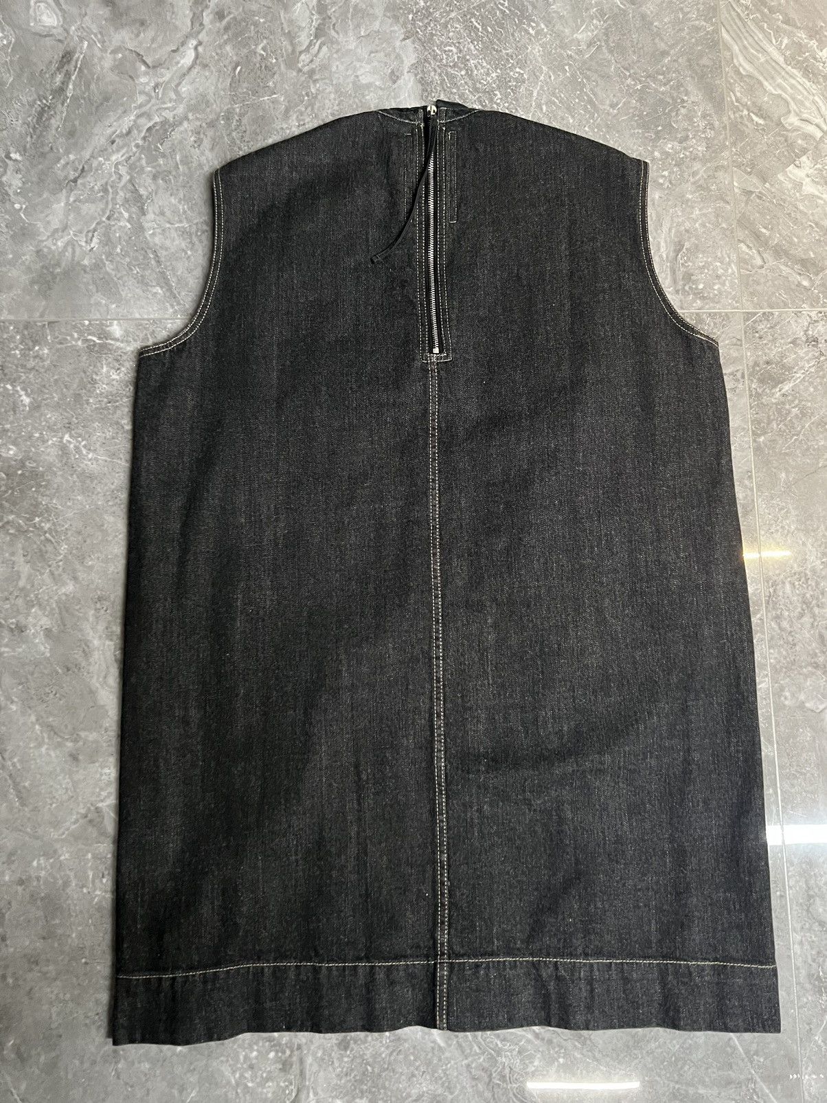Rick Owens Rick Owens fw16 Bleach Vomit denim vest Size US M / EU 48-50 / 2 - 3 Thumbnail